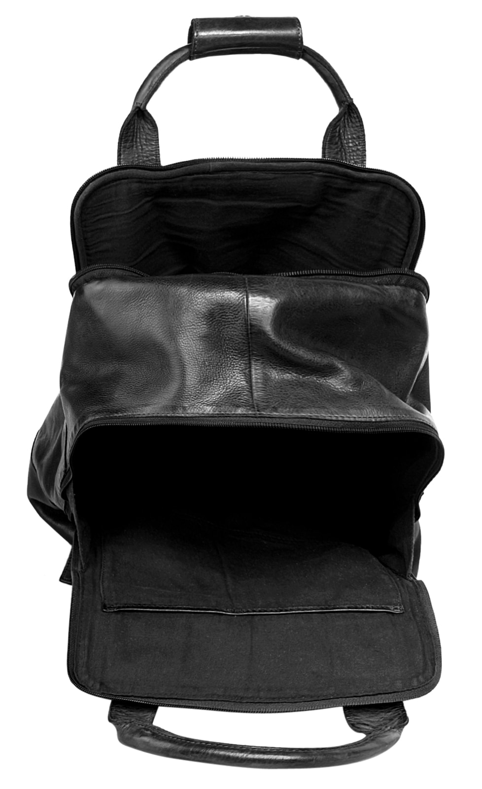 X-Zone Laptoprucksack, echt Leder