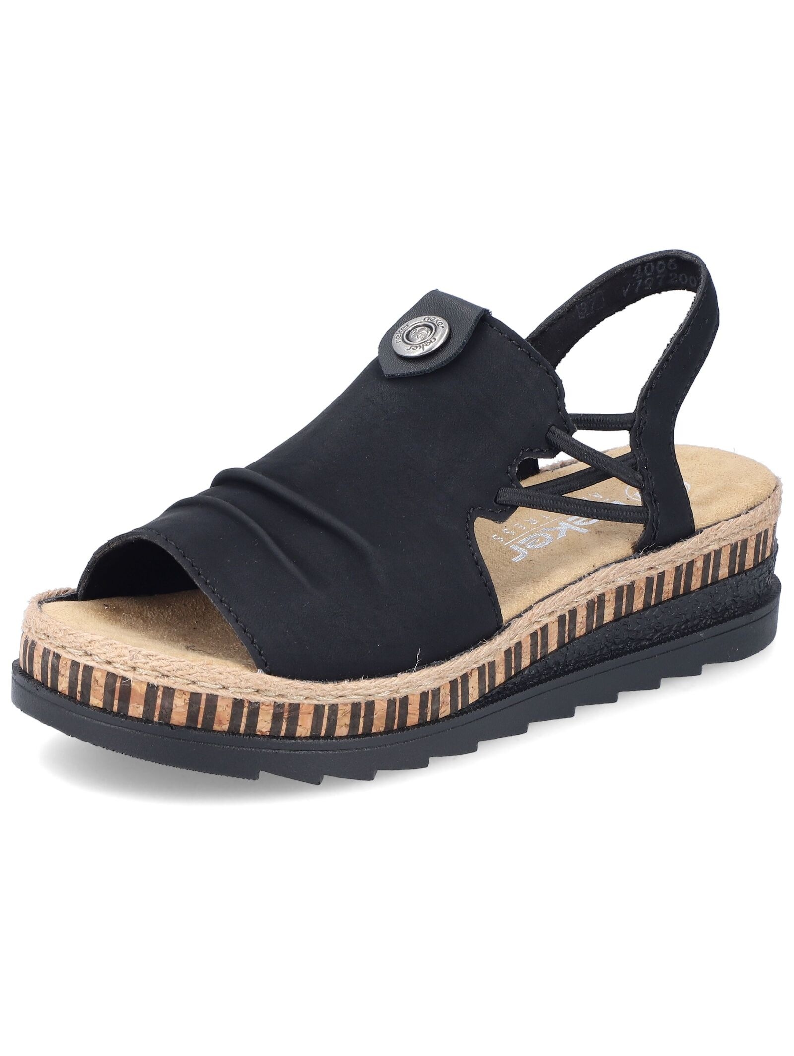 Rieker Keilsandalette "Rieker Sandalen Lederimitat" günstig online kaufen