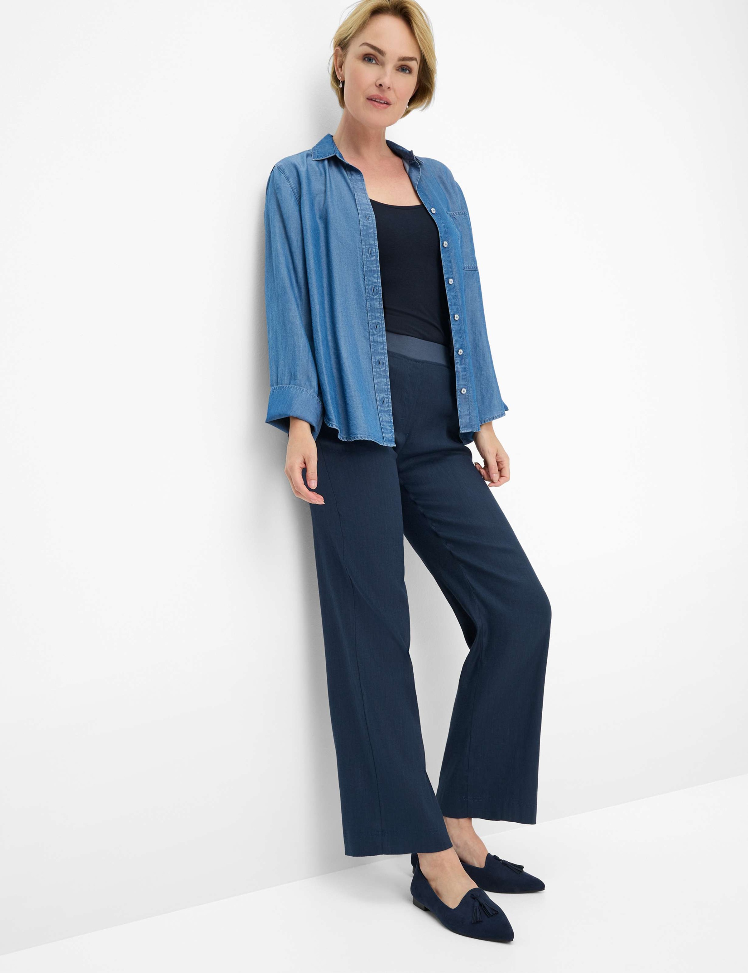 RAPHAELA by BRAX Leinenhose »Style PAM FLARED«