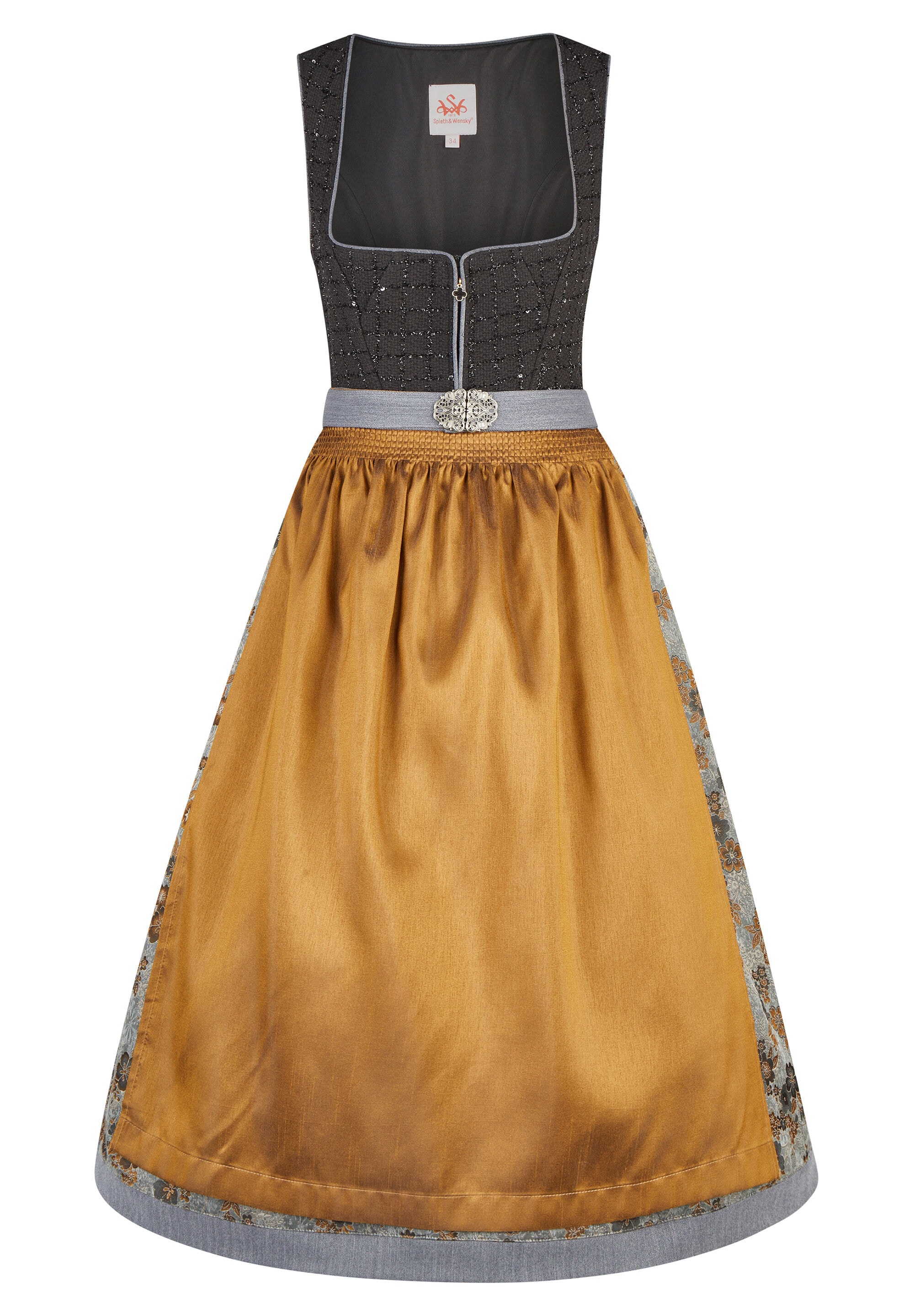 Spieth & Wensky Dirndl "Kleopatra" mit dekorativer Schürze