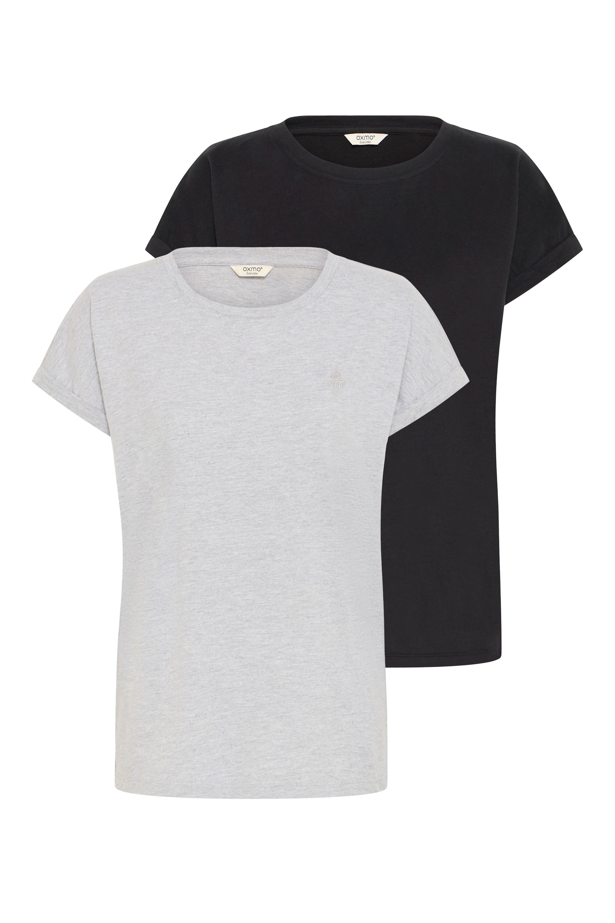 OXMO Rundhalsshirt "Rundhalsshirt OXCoda 2 Pack"