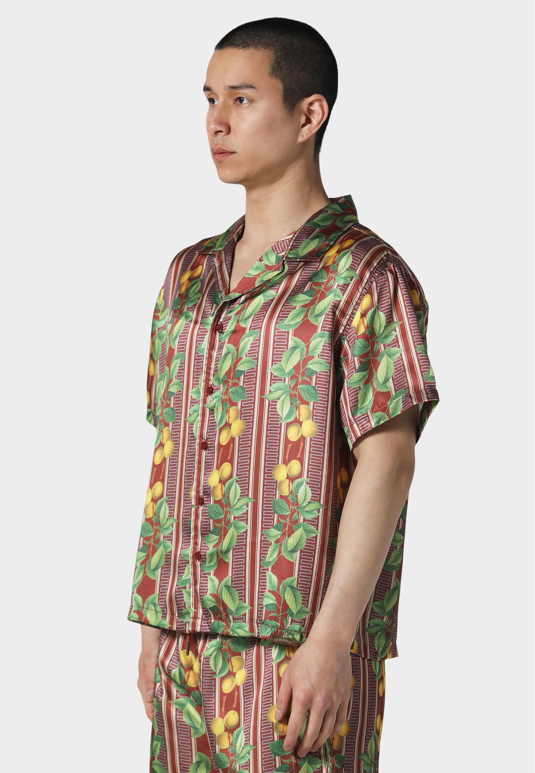 Pas De Monaco Langarmhemd »Pas De Monaco FRUITS CUBAN SHIRT«, (1 tlg.)