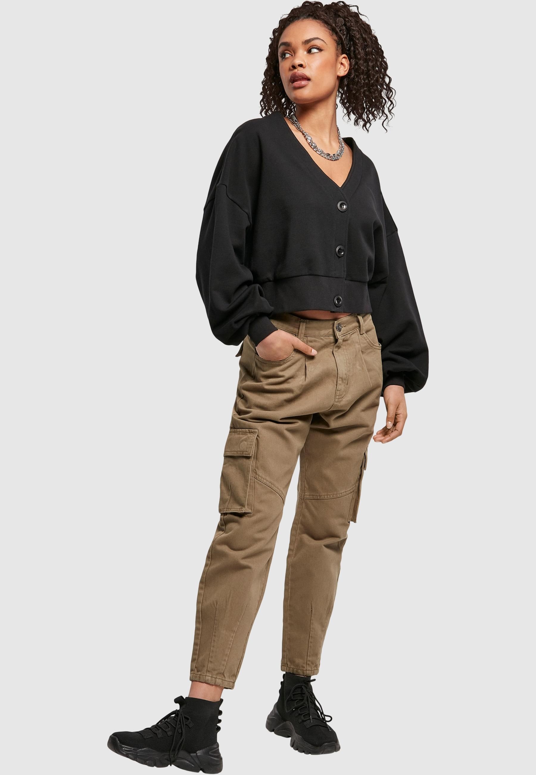 URBAN CLASSICS Sweatjacke »Urban Classics Damen«