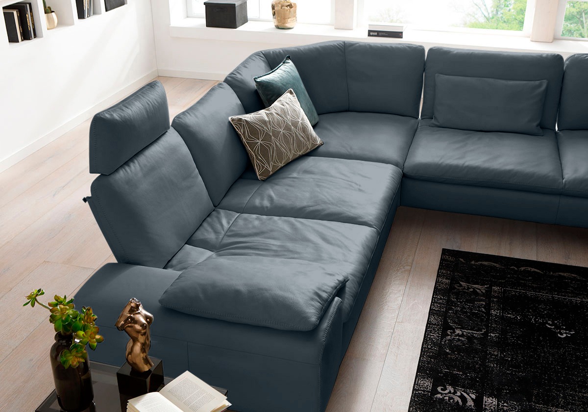 W.SCHILLIG Ecksofa "valentinoo, Designsofa, elegant und bequem, L-Form", (S günstig online kaufen