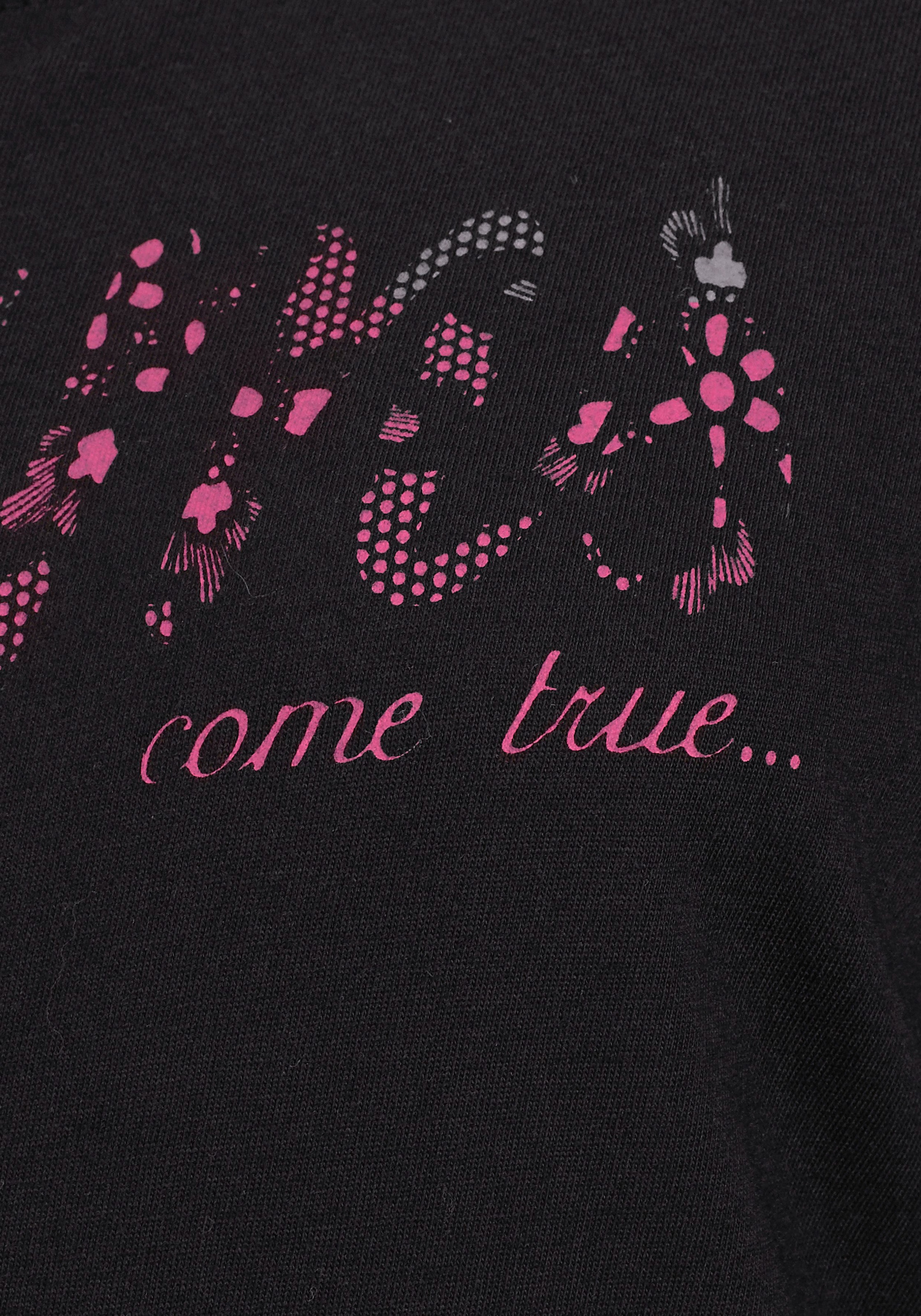 Vivance Dreams Pyjama, (Set, 3 teilig), mit Frontschriftzug