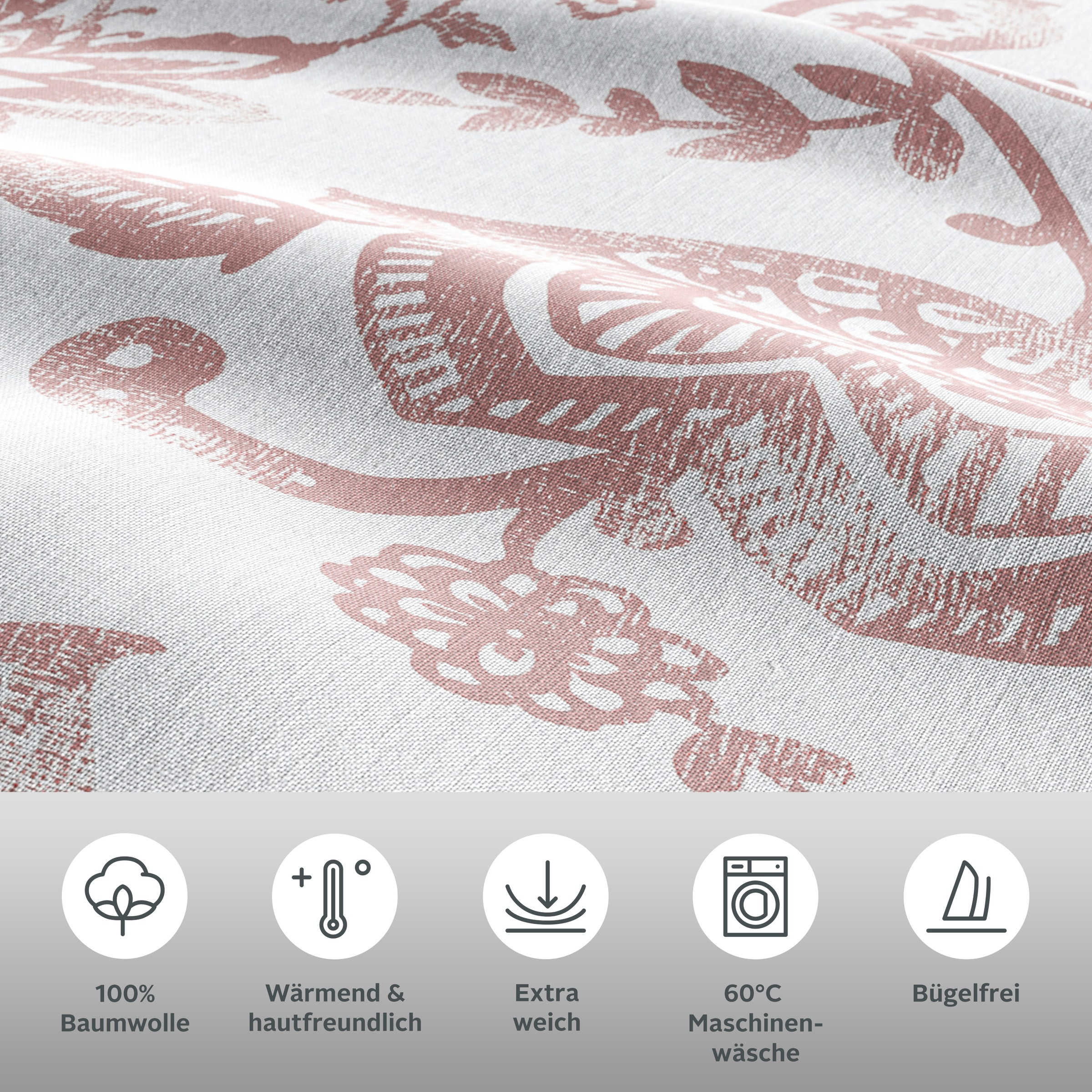 Thumbnail - andas Bettwäsche "Nordby" 2 tlg. Bettwäsche aus Baumwolle, skandinavisches Design, ab Größe 135x200 cm