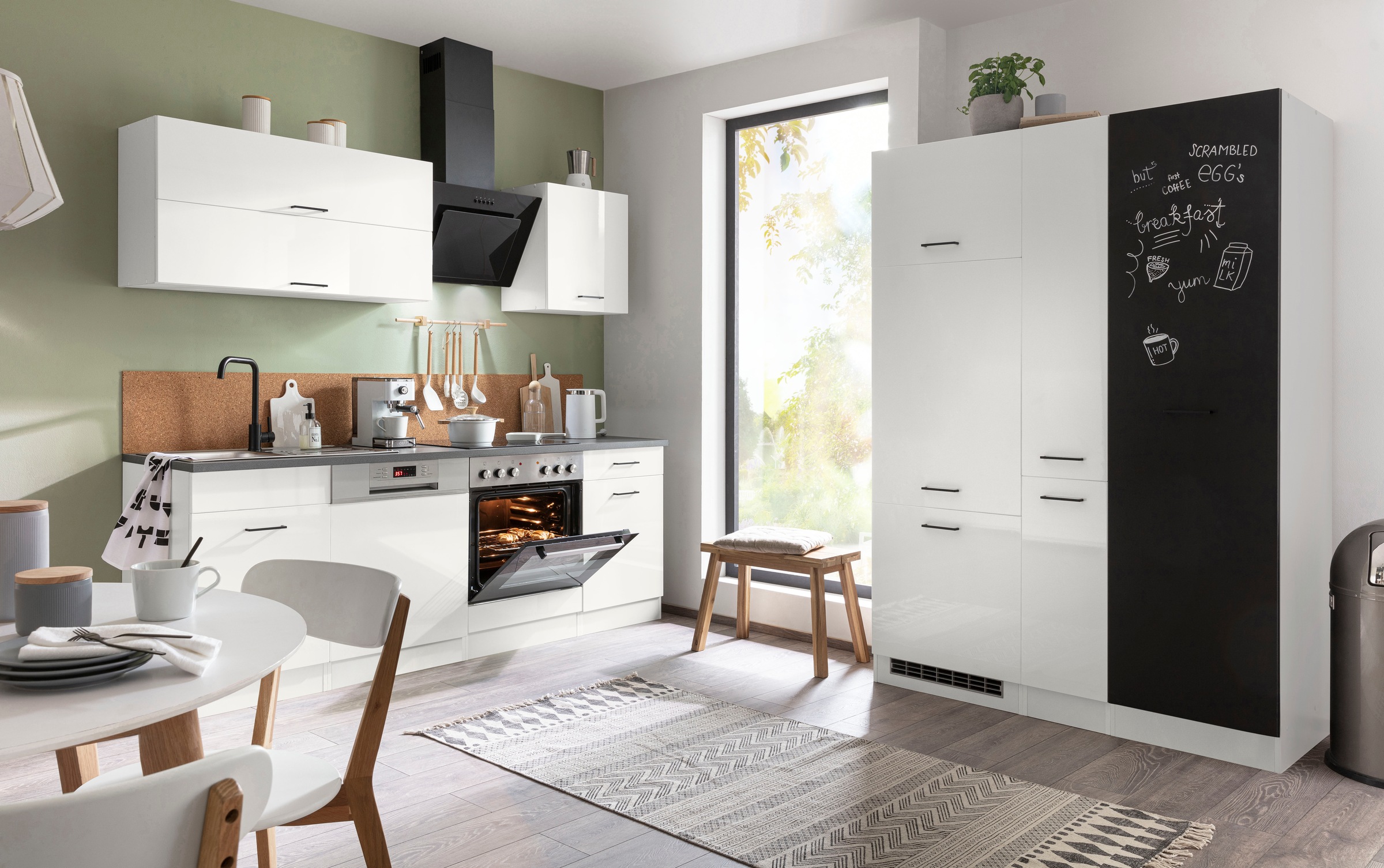 KOCHSTATION Küchenzeile »KS-Trier« ohne E-Geräte, Breite 360 cm