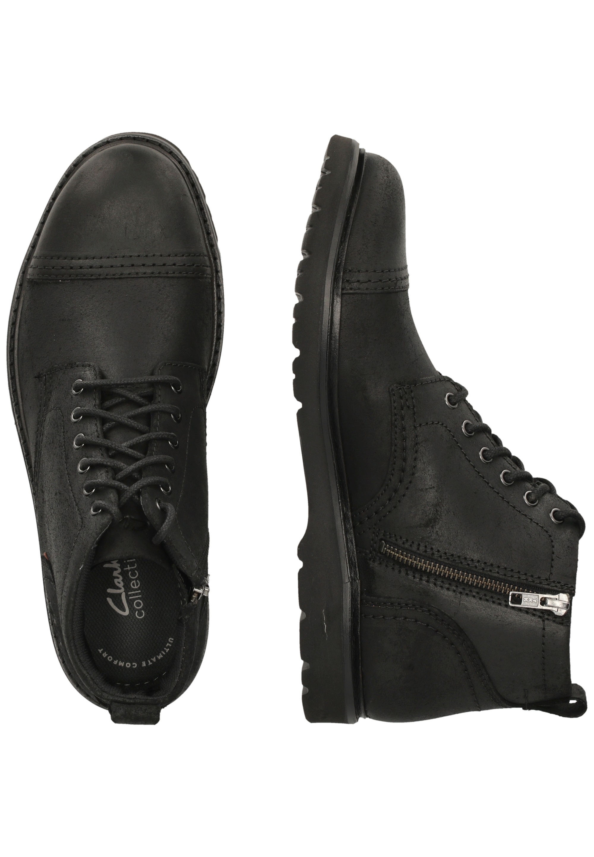 Clarks Stiefel »Weltridge Zip«  mit Zehenkappe