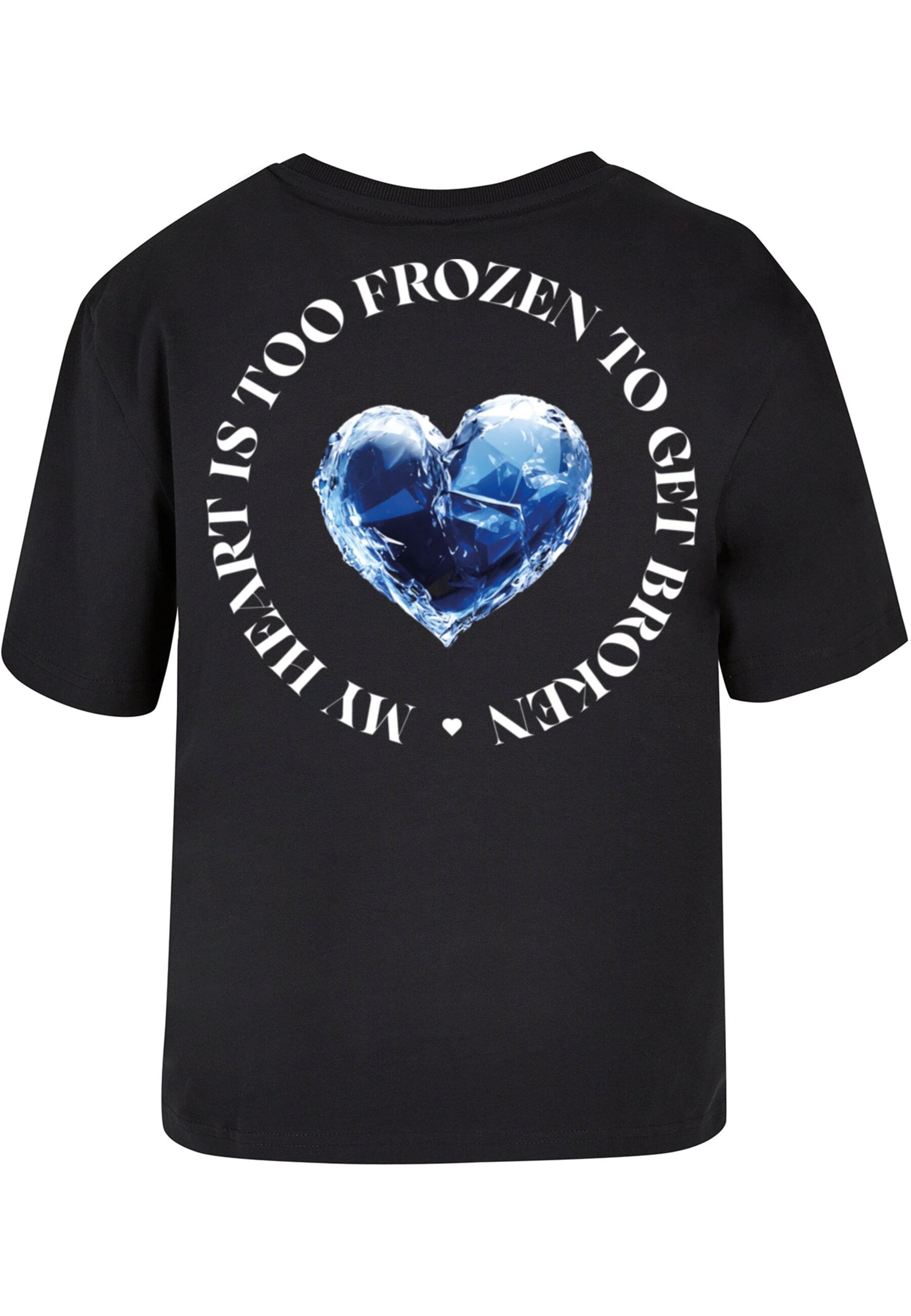 Miss Tee T-Shirt »Miss Tee Damen Too Frozen Tee«, (1 tlg.)
