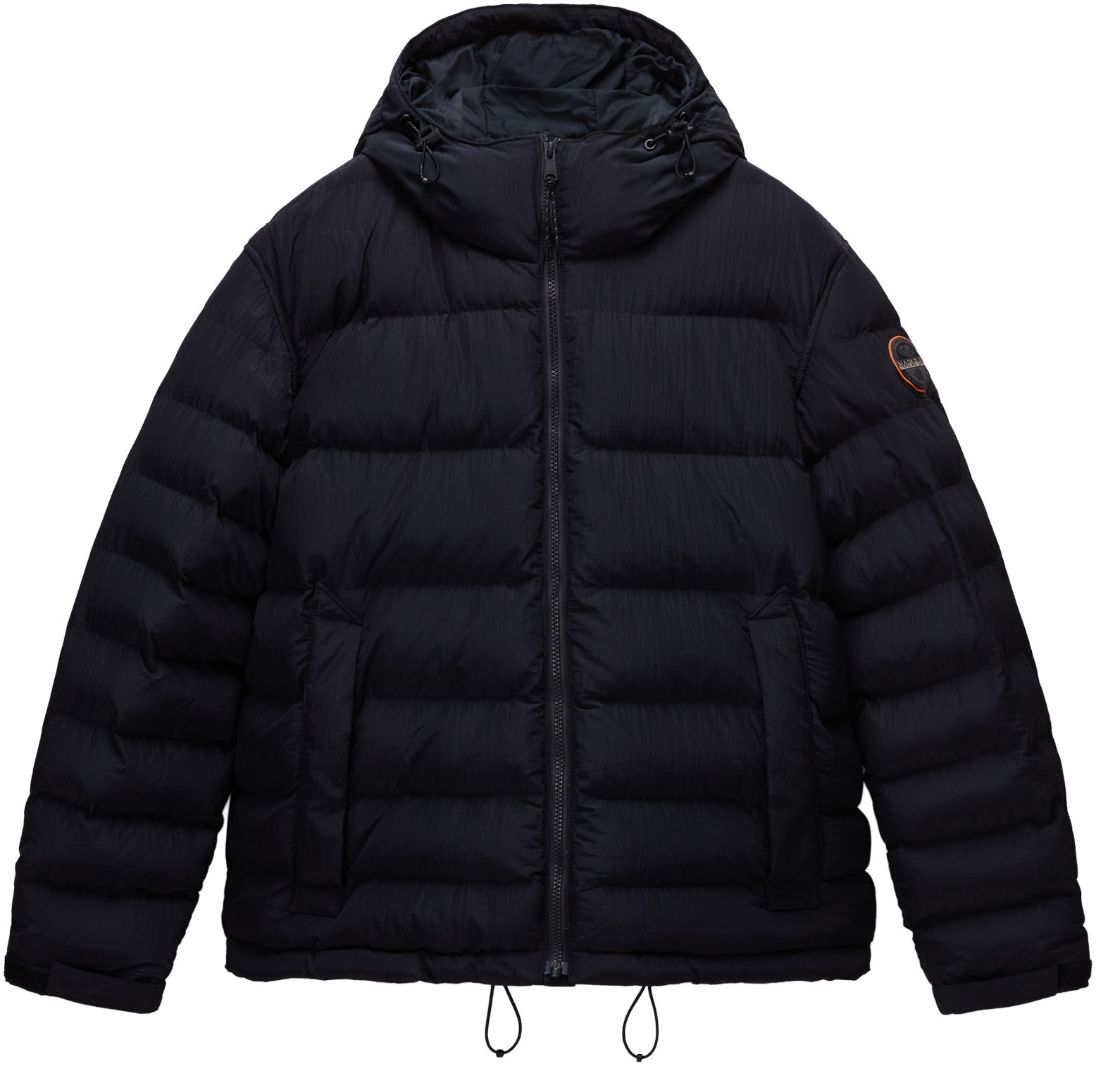 Napapijri Funktionsjacke "A-TEREZ" mit Kapuze mit Kapuze mit Kordelzug und Stehkragen, wasserabweisend, Regular Fit