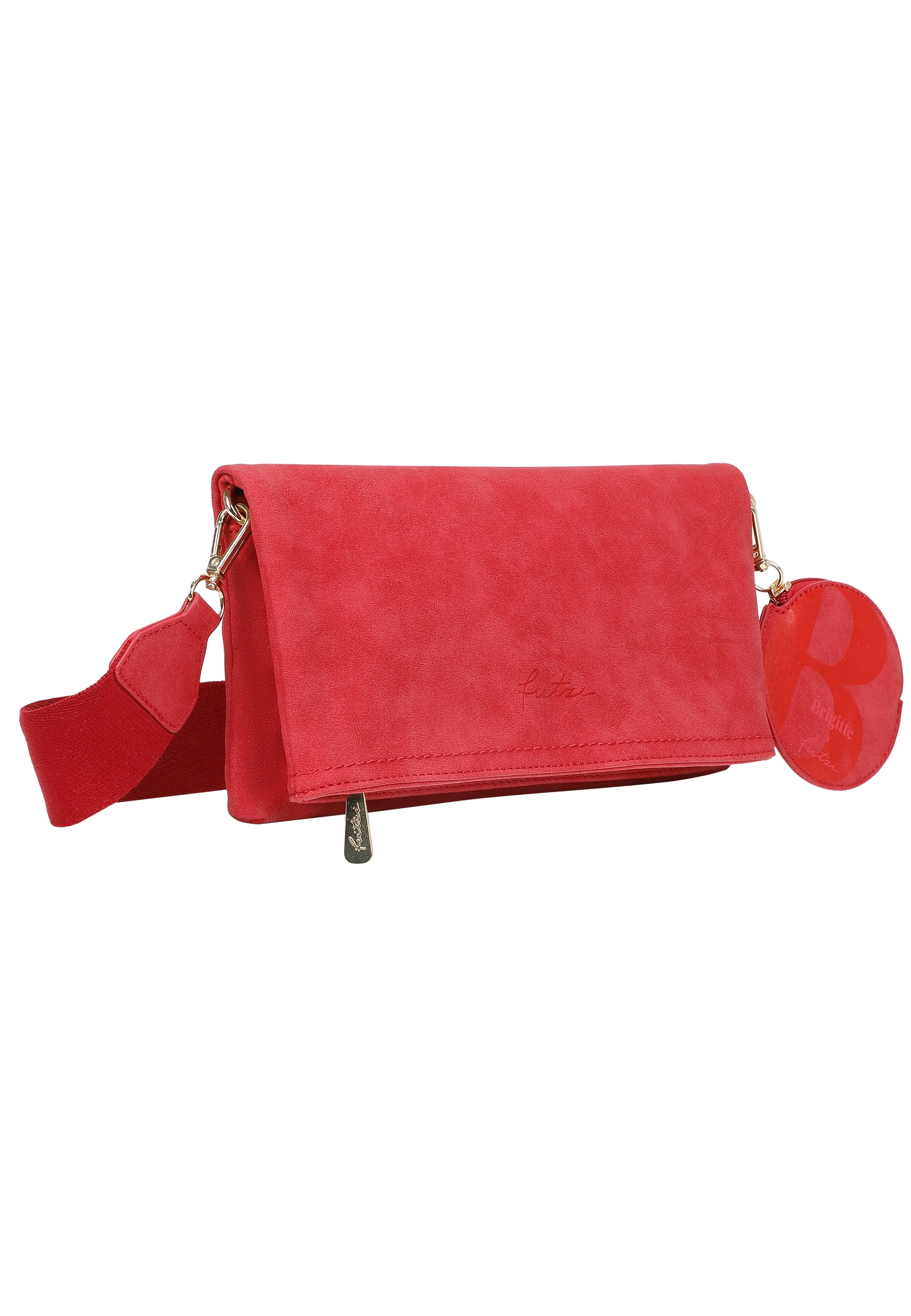 Fritzi aus Preußen Schultertasche »Brigitte x fritzi Special Ronja Cross«, mit abnehmbarem Anhänger