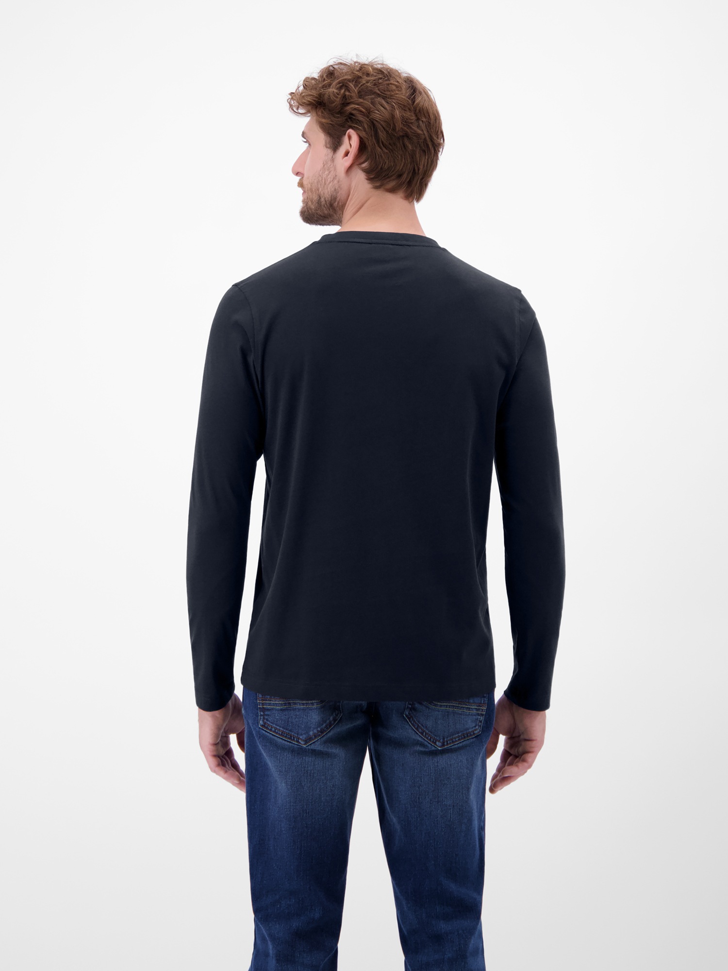 LERROS Longsweatshirt "LERROS Basic-Longsleeve" günstig online kaufen