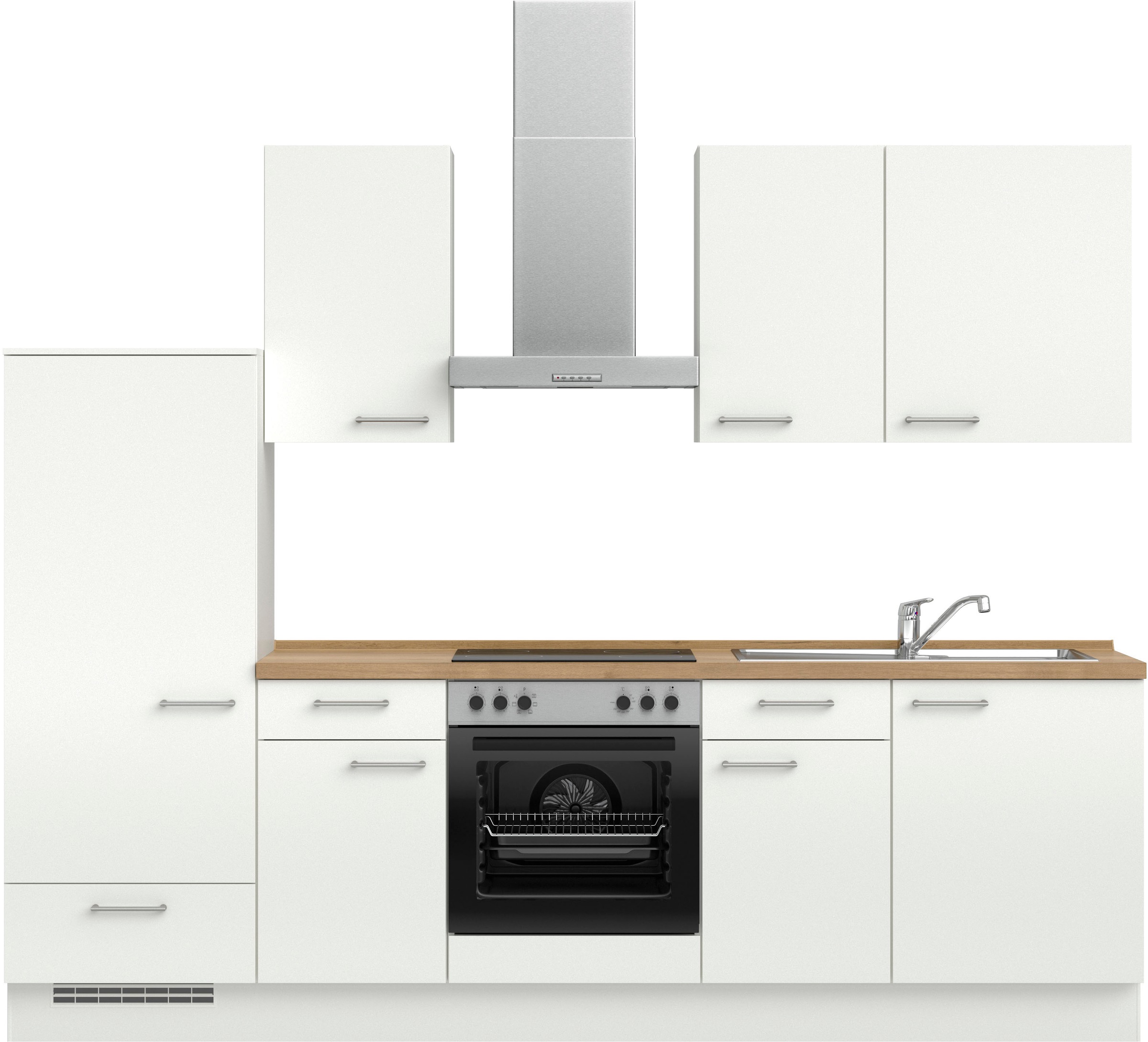 nobilia Küchenzeile ""Laser I", Ausrichtung wählbar, Breite 270 cm" vormont günstig online kaufen