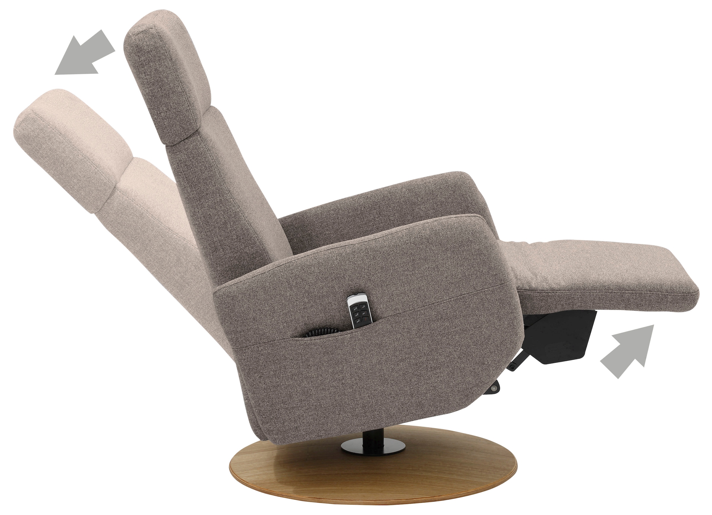 sit&more TV-Sessel »Kobra«, wahlweise mit 2 Motoren, 2 Motoren und Akku oder mit 2 Motoren