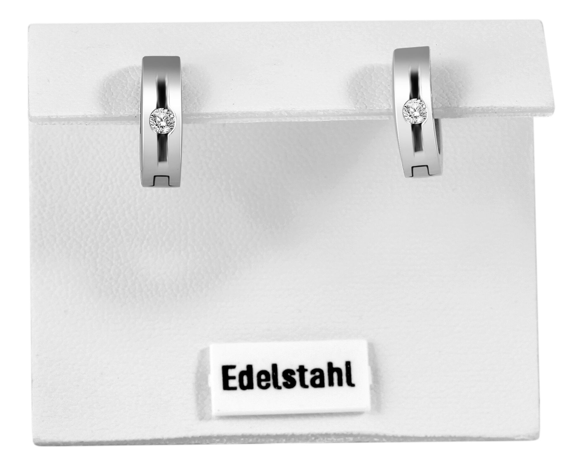 Adelia´s Klappcreolen "Damen Ohrringe – Klappcreole aus Edelstahl mit Stras günstig online kaufen