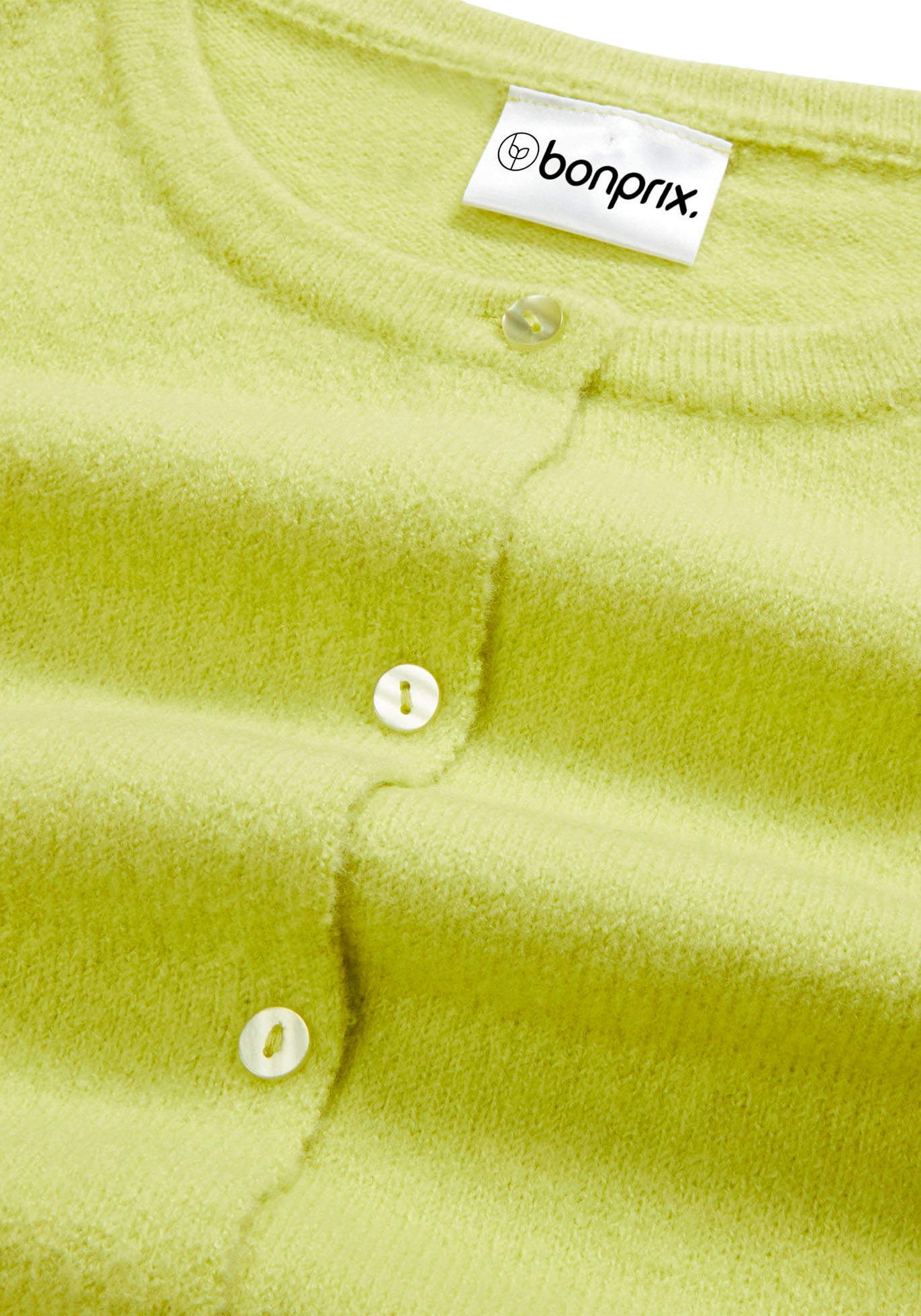 bonprix Strickjacke »Feinstrickjacke« lässig geschnittene Passform, Feinstrick, eleganter Stil