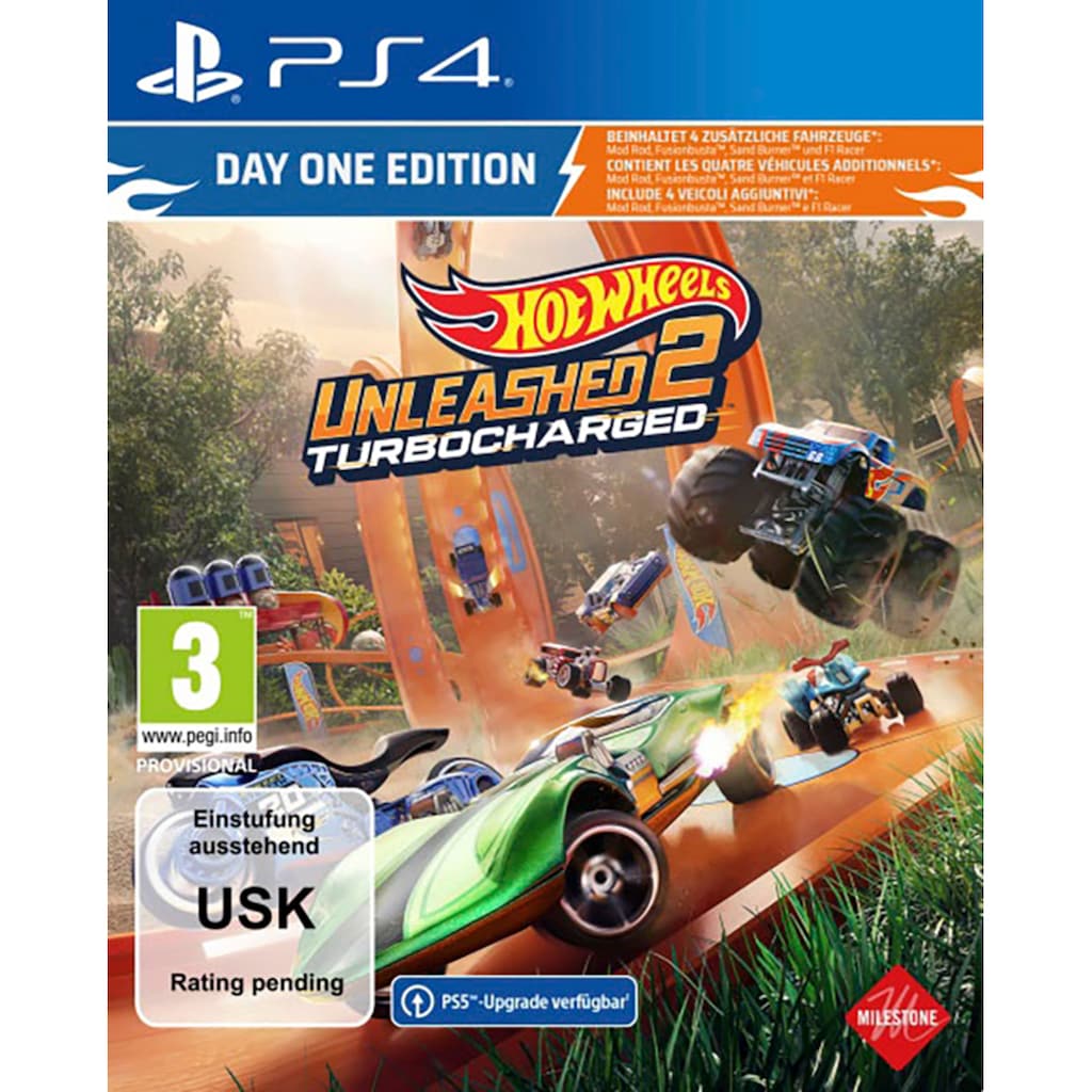 Milestone Spielesoftware »Hot Wheels Unleashed 2 Turbocharged Day One Edition«, PlayStation 4