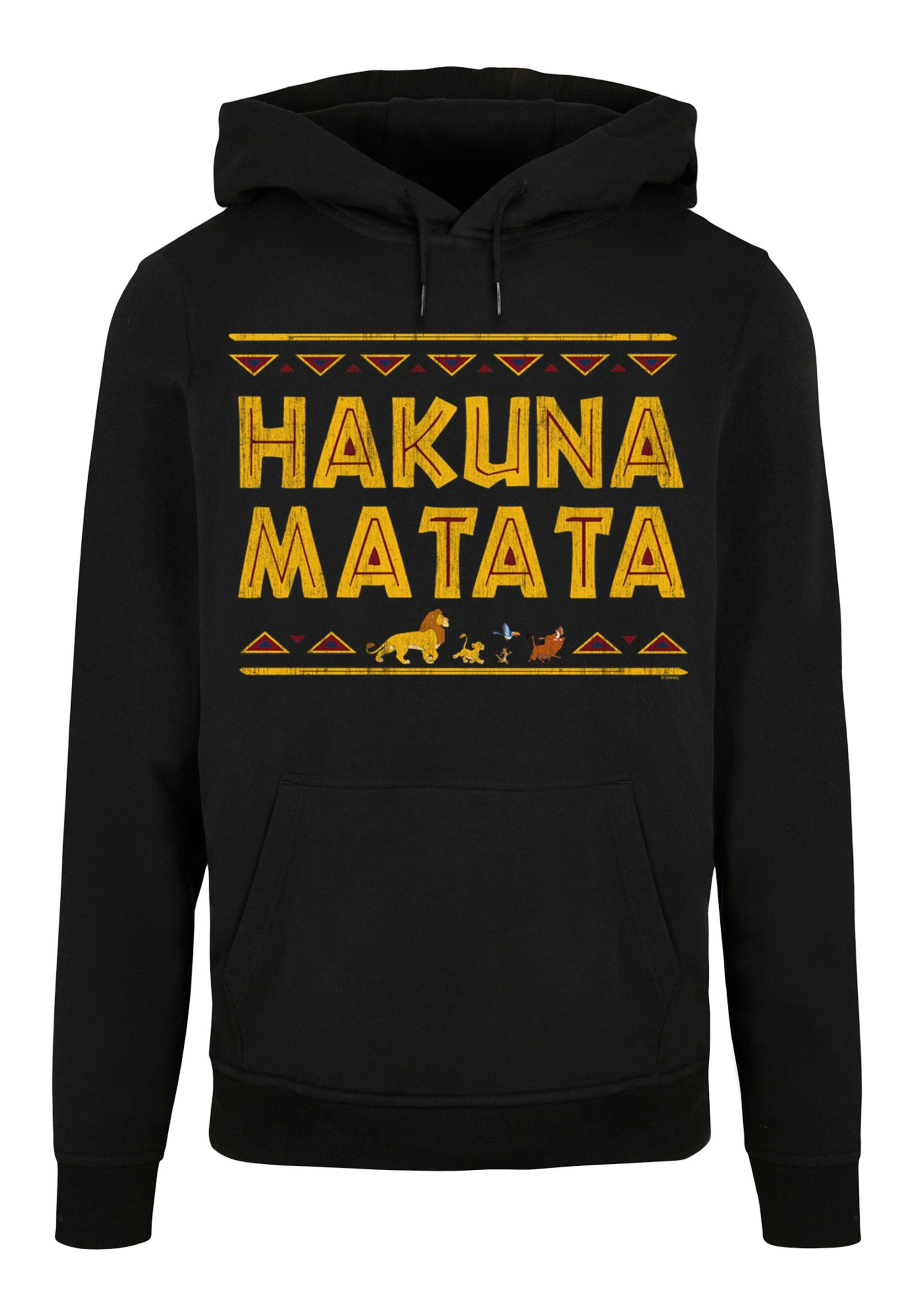 F4NT4STIC Kapuzenpullover "Disney König der Löwen Hakuna Matata", Print günstig online kaufen