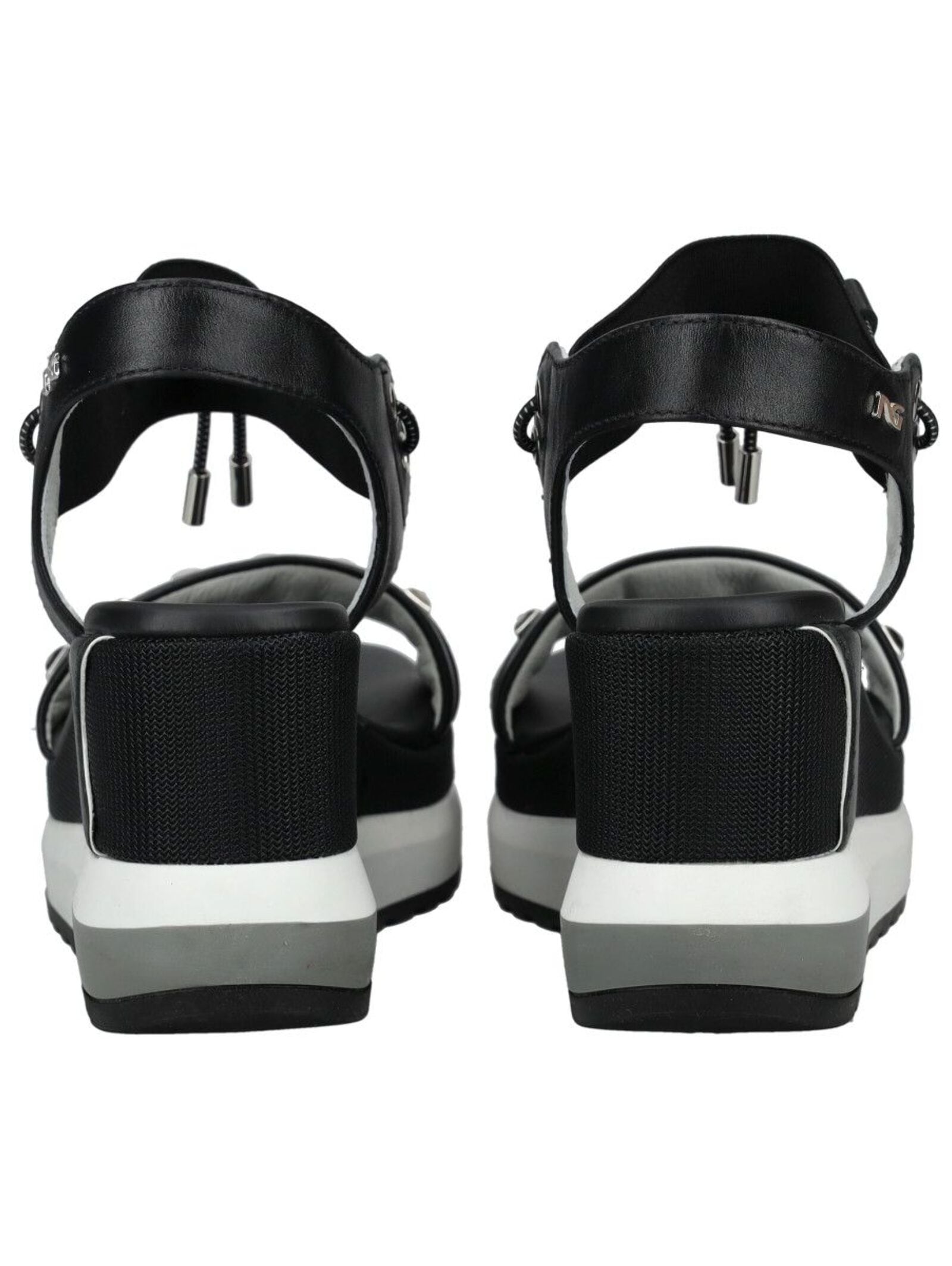 Nero Giardini Keilsandalette »Nero Giardini Sandalen Leder/Textil«