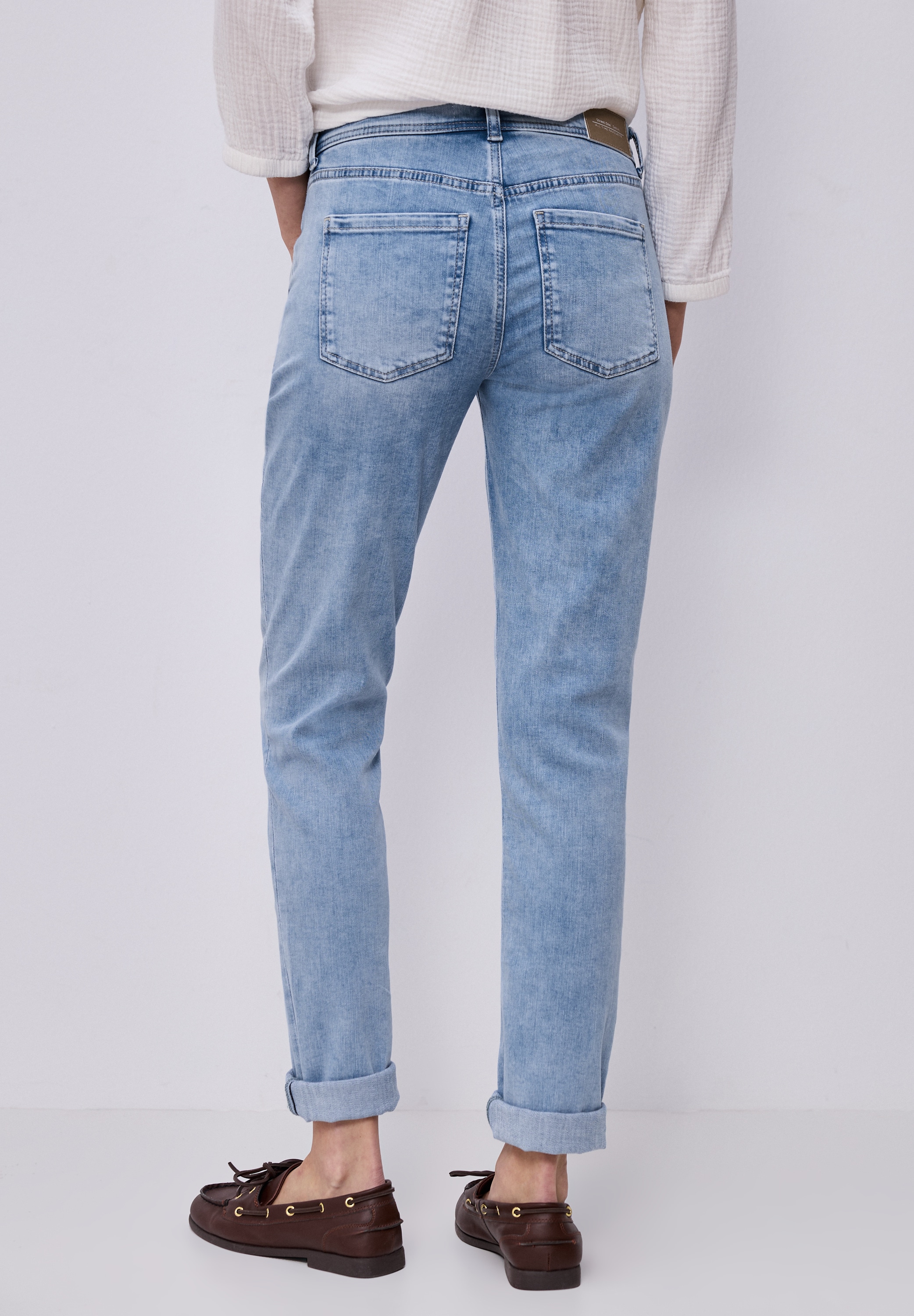 STREET ONE Comfort-fit-Jeans im Denim Look günstig online kaufen