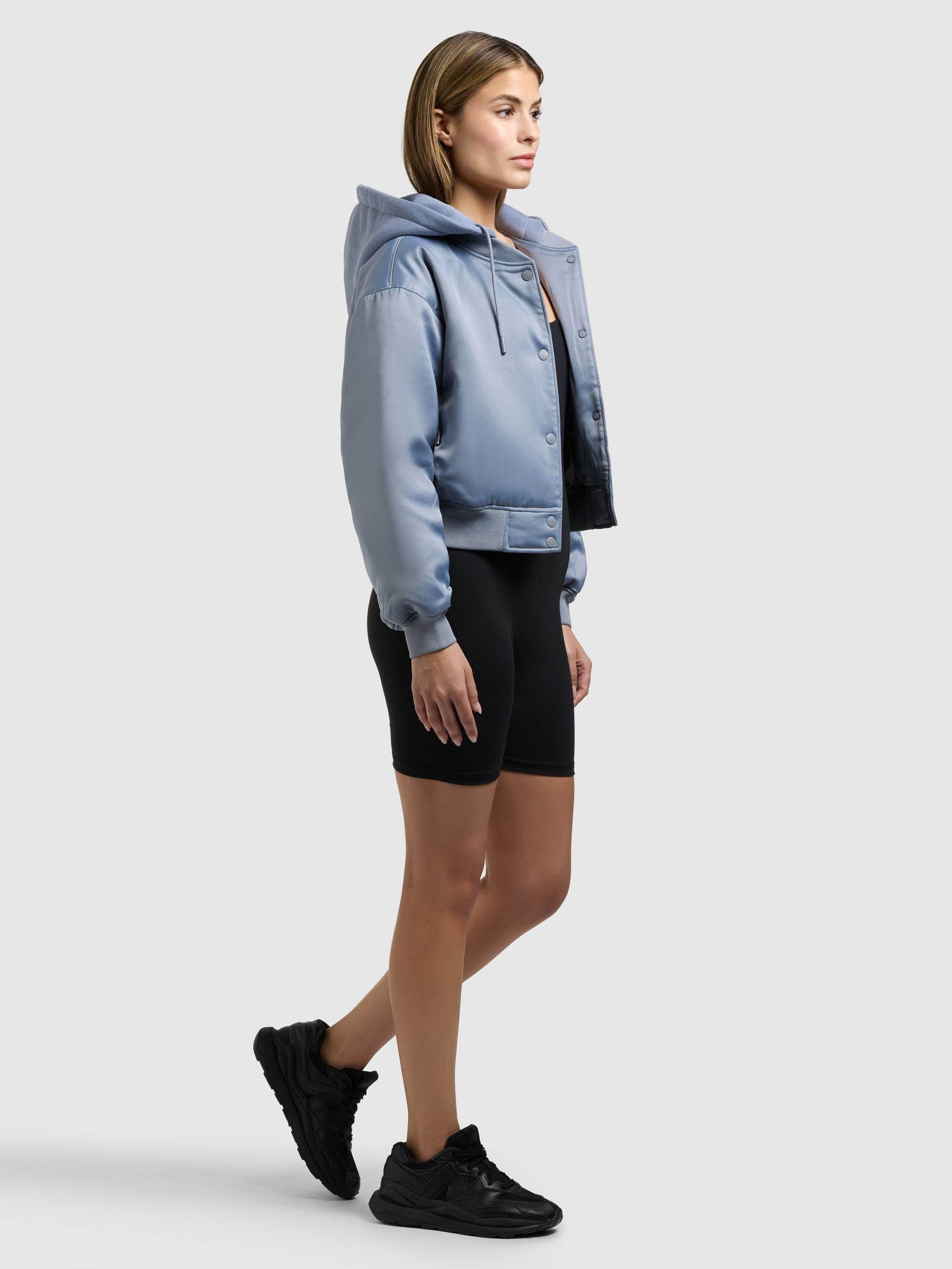 khujo Collegejacke »Chani« mit Kapuze Kurze Damen Bomberjacke mit Kapuze