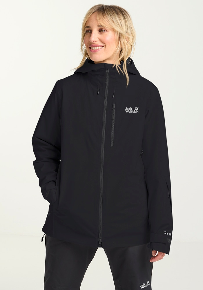 Jack Wolfskin Skijacke »FLOWLINE 3IN1 JKT W«, mit Kapuze