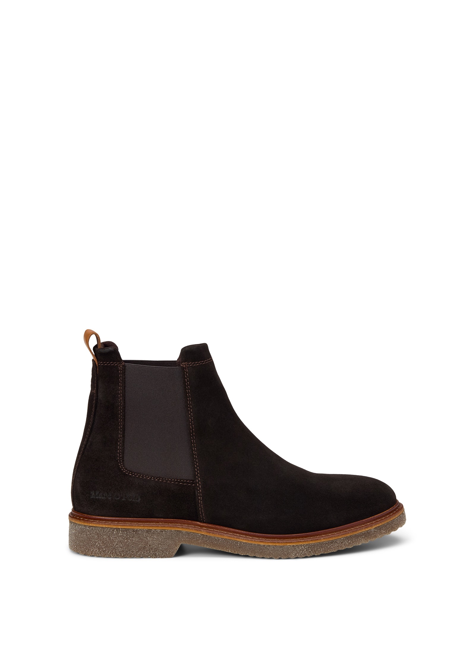 Marc O'Polo Chelseaboots »aus geöltem Veloursleder«
