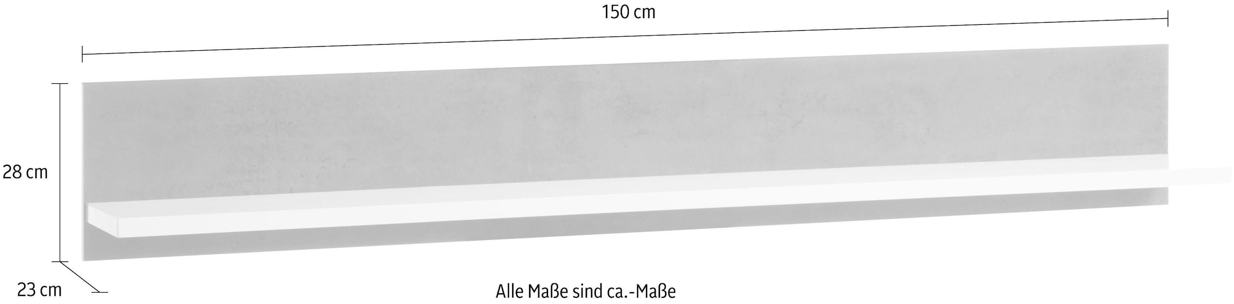 INOSIGN Wandregal »Etero«, BAUR Breite 150 | kaufen cm