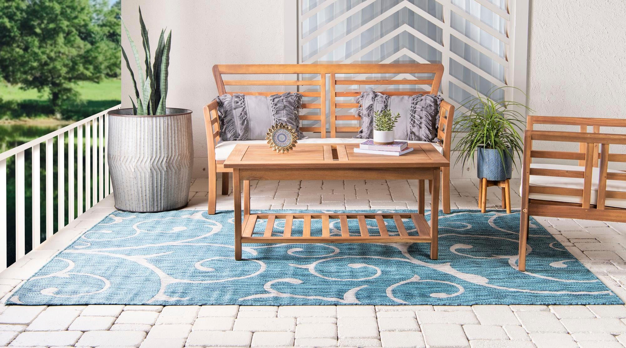Myflair Möbel & Accessoires Teppich »Outdoor Beauties Lagerräumung«, rechteckig, 4 mm Höhe, In- und Outdoor geeignet, ideal im Wohnzimmer & Schlafzimmer