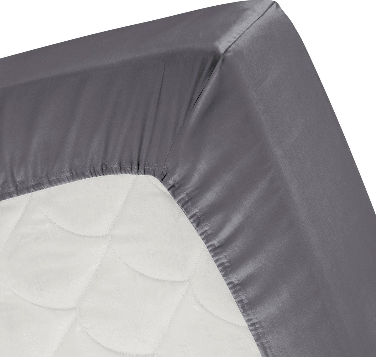 Cinderella Spannbettlaken »Sundays Satin für 25 cm Höhe«, mit Rundumgummizug