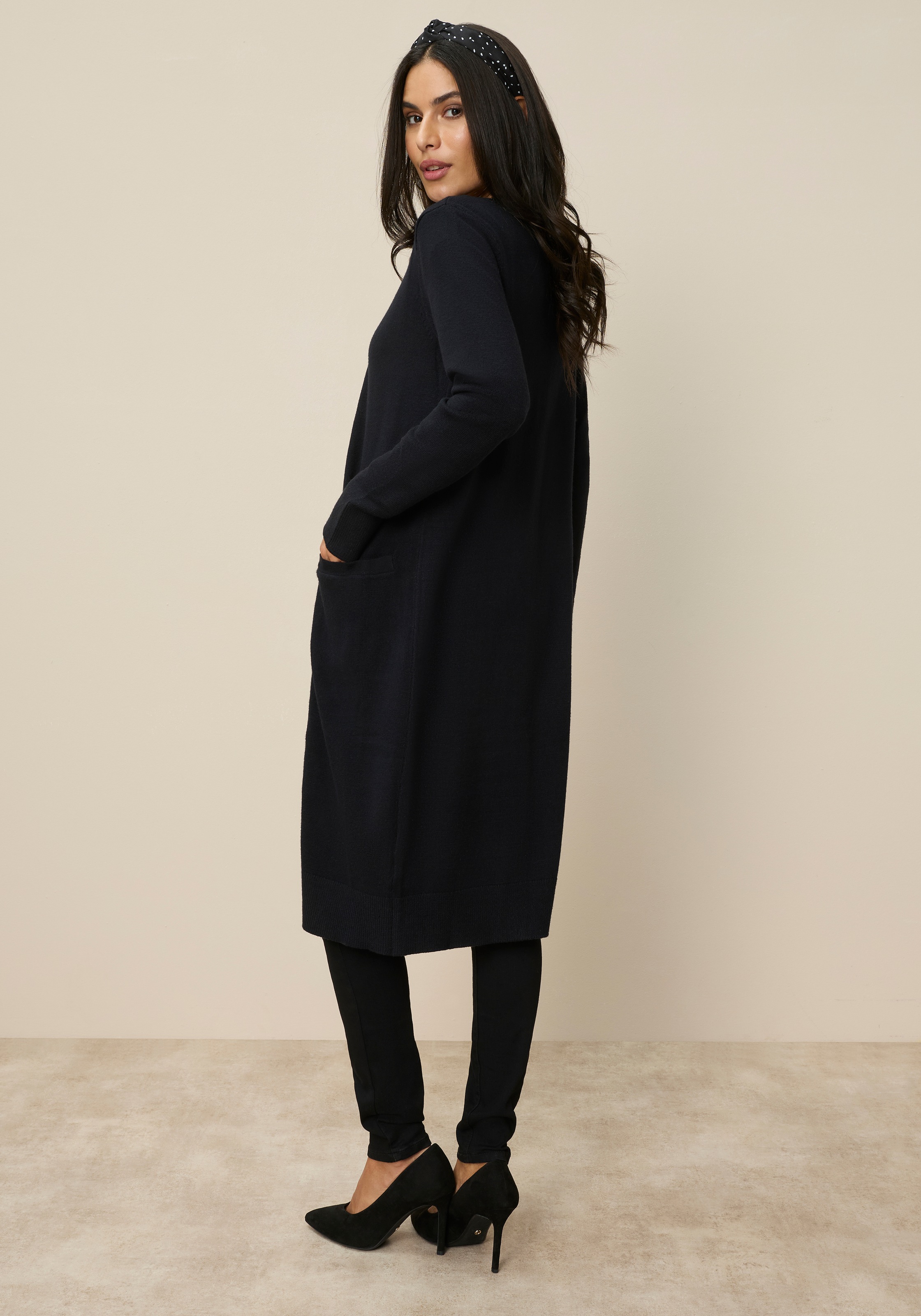 Thumbnail - Tamaris Strickjacke in Longform aus kuschligem Viskosegestrick