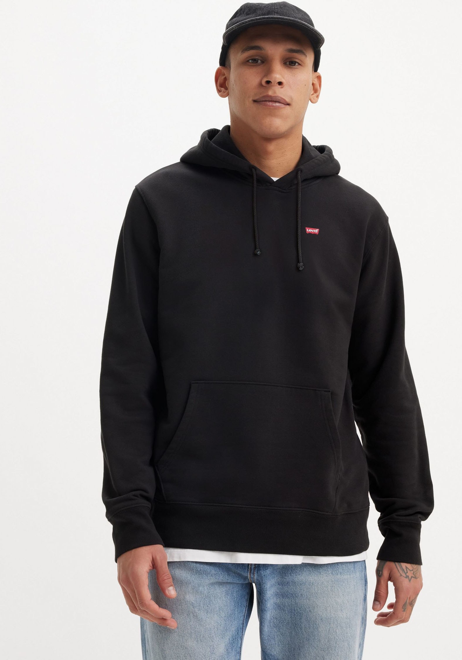 Levis "NEW ORIGINAL HOODIE", mit kleinem Batwing-Logo günstig online kaufen
