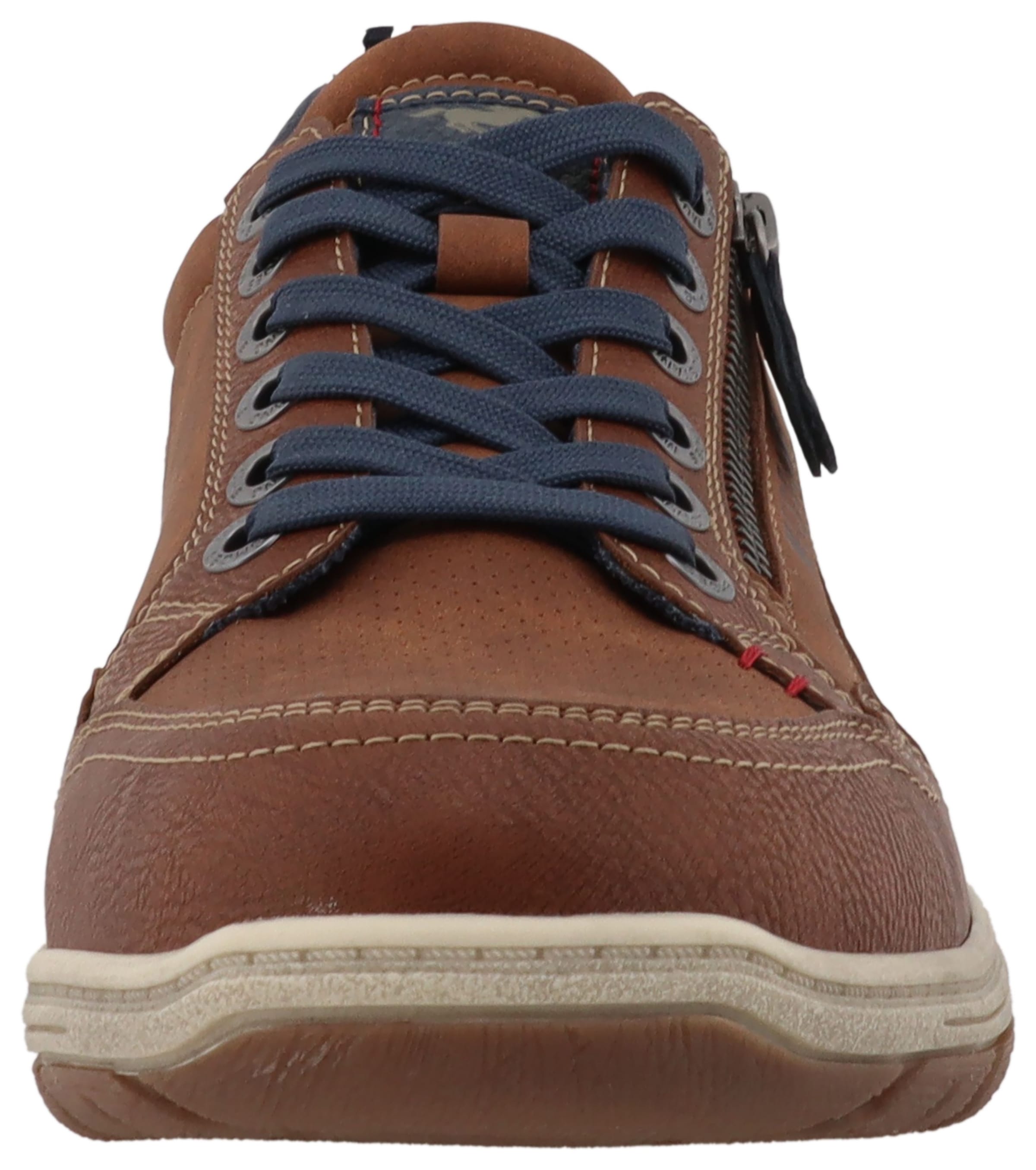 Mustang Shoes Sneaker »Benedetto«  Freizeitschuh, Halbschuh, Schnürschuh mit seitlichem Reißverschluss