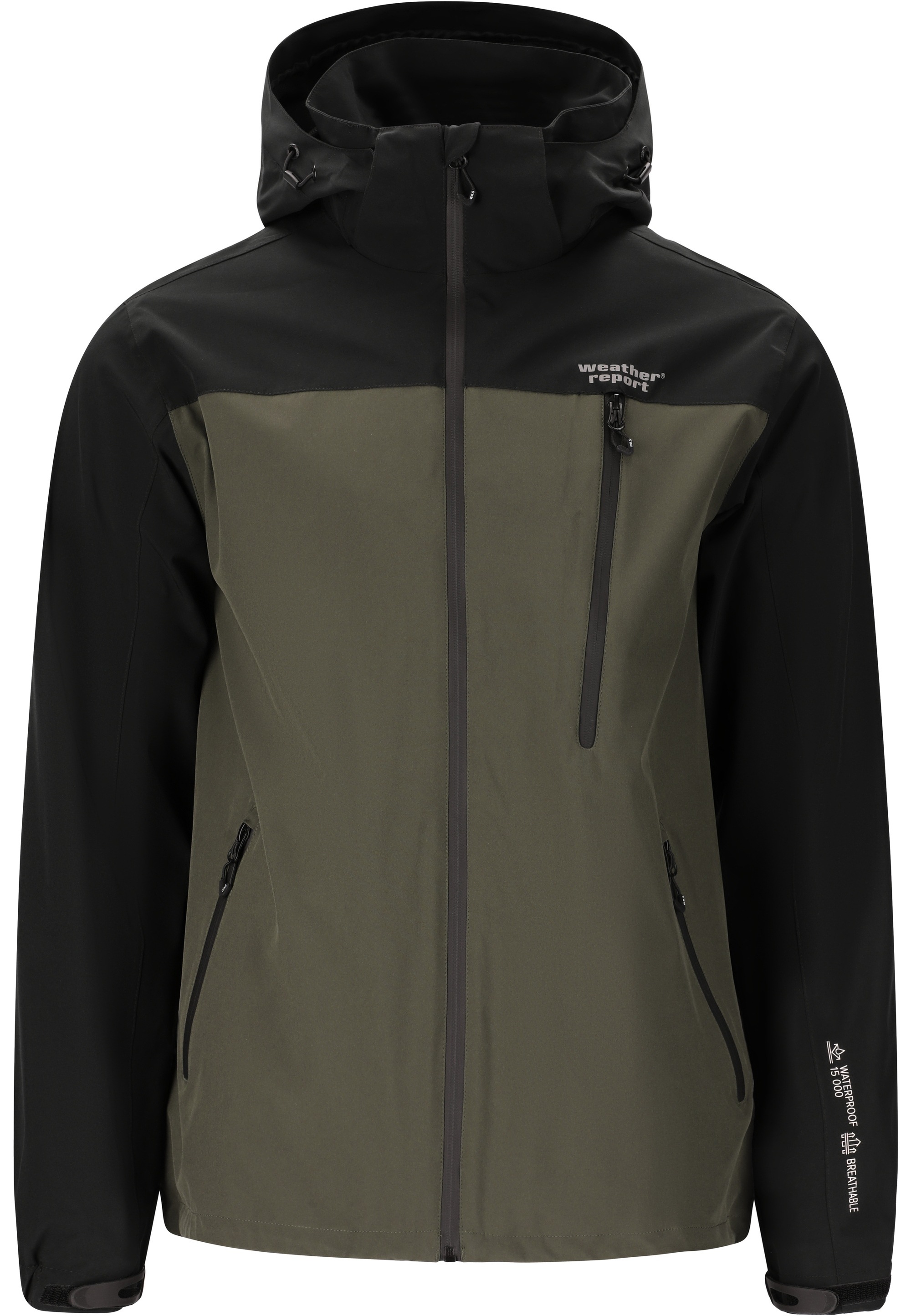 Thumbnail - WEATHER REPORT Outdoorjacke "DELTON W-PRO15000" ist atmungsaktiv, wasser- und winddicht