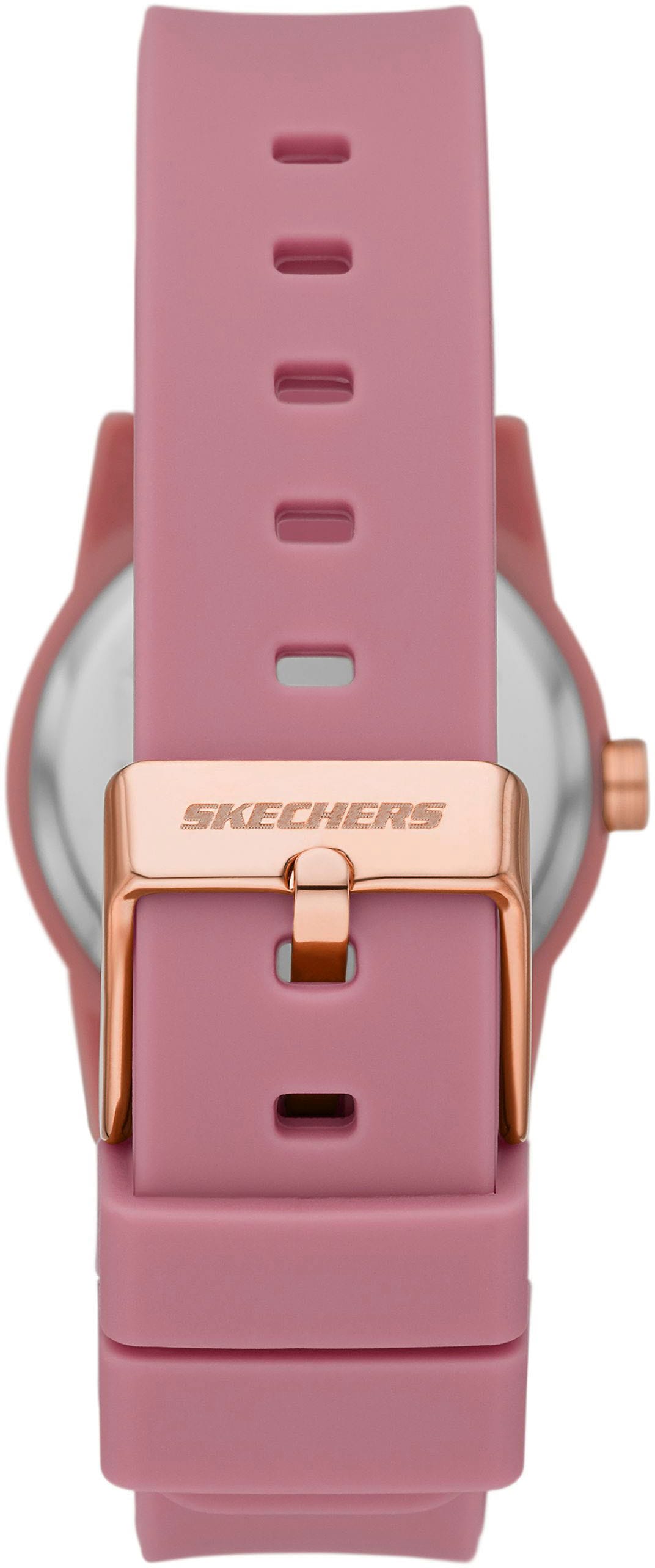 Skechers Quarzuhr »ROSENCRANS«, Armbanduhr, Damenuhr, Silikonarmband, analog, Mineralglas