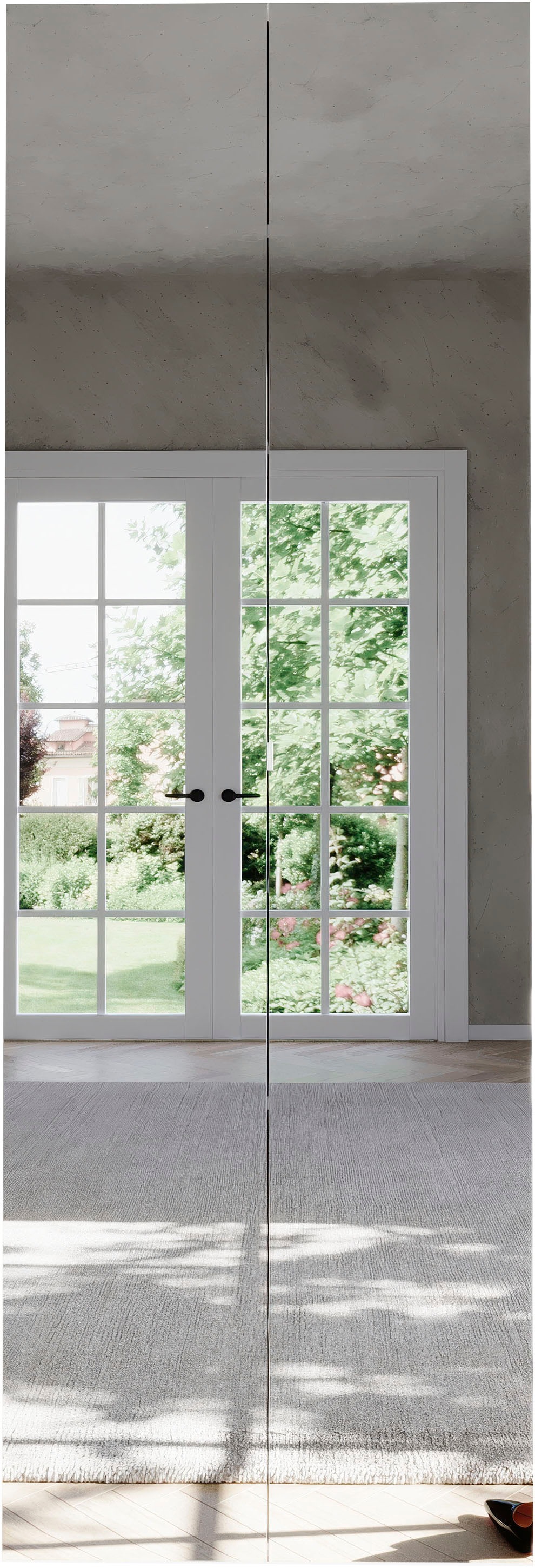 OTTO home Schuhschrank "SMILE Höhe 184 cm, Weiß Hochglanz lackiert mit 2 Sp günstig online kaufen