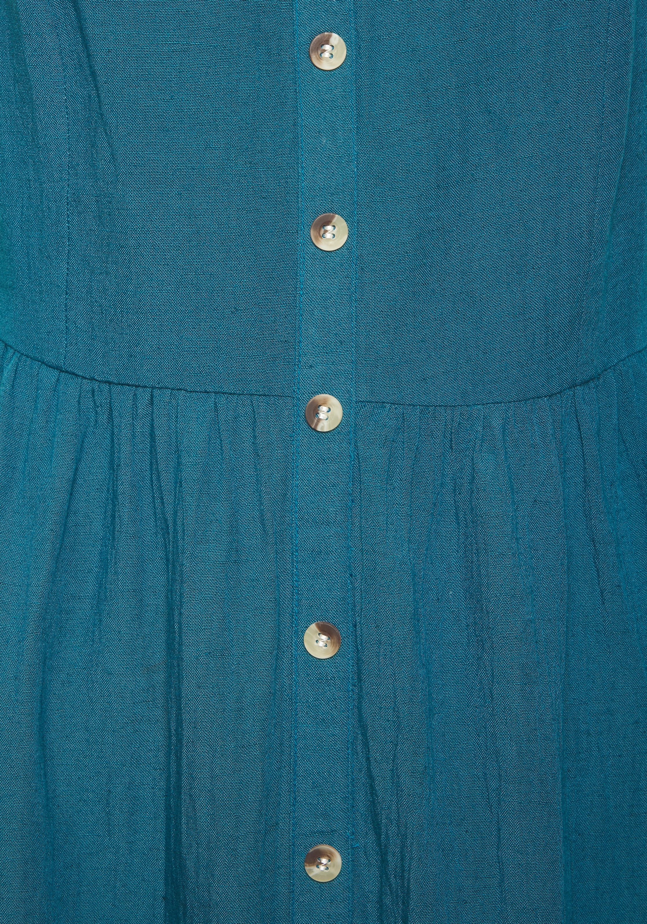 LASCANA Sommerkleid »aus Leinenmix mit Baumwolle« Ohne Taschen elegantes Midikleid, Strandkleid, Spaghettikleid, Leinenkleid