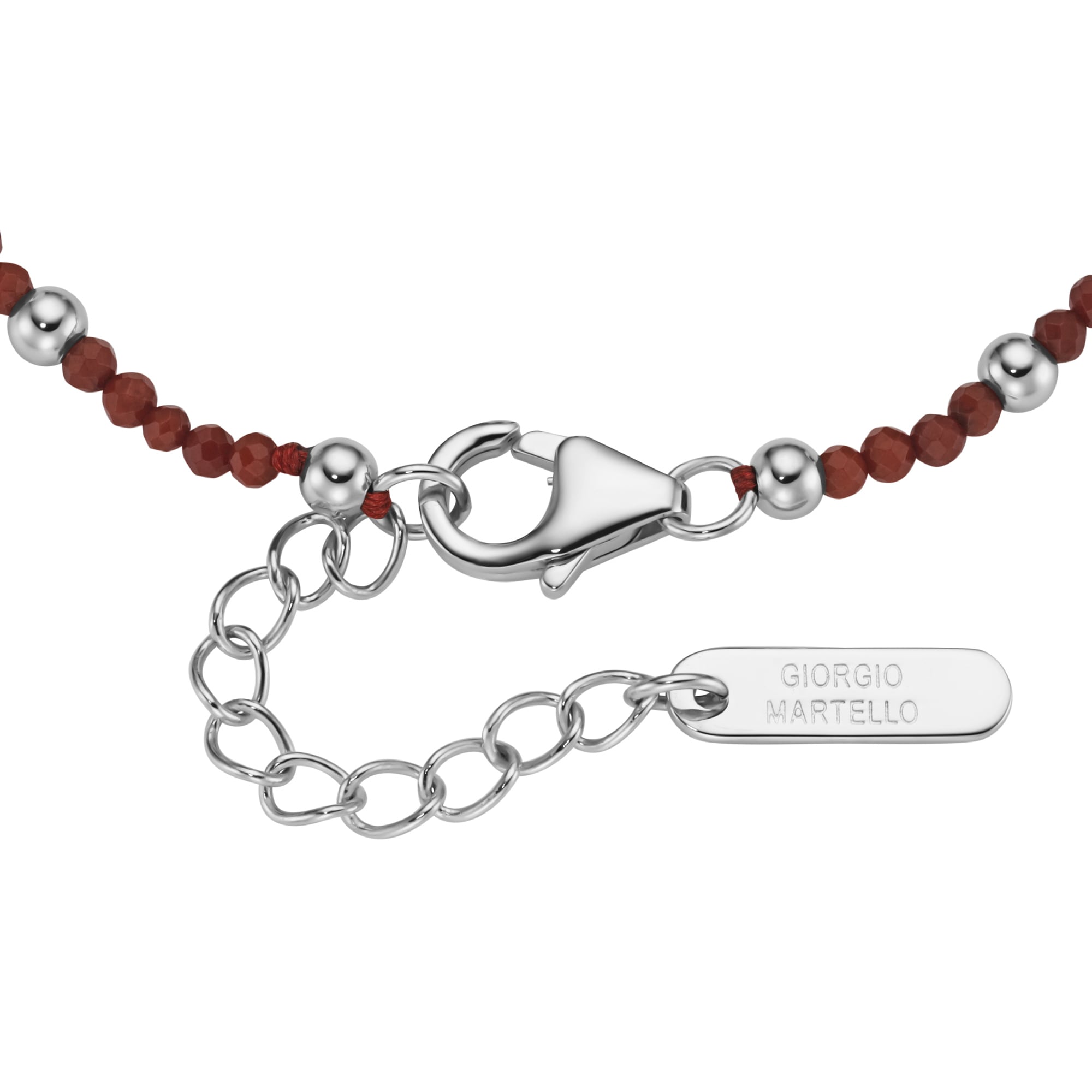 GIORGIO MARTELLO MILANO Armband »mit Süßwasser-Perlen und Ziersteinen, Silber 925«