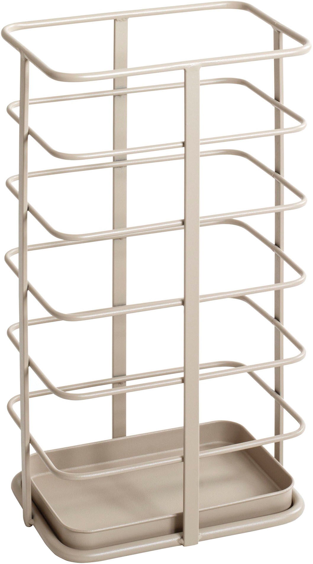 HAKU Schirmständer »Regenschirmständer, Schirmkorb« rechteckig - aus Metall Grau - B/T/H 28/20/50 cm