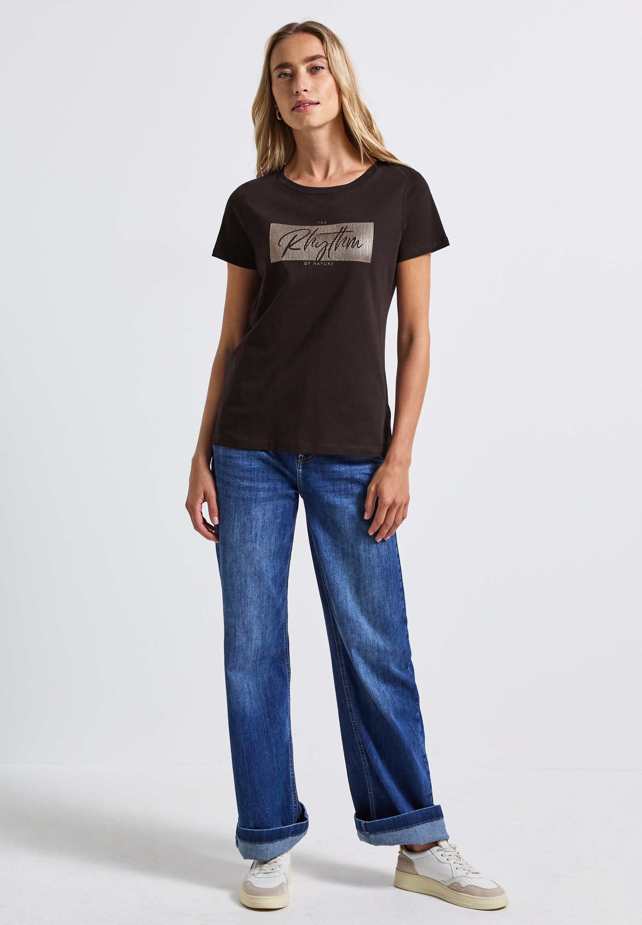 STREET ONE T-Shirt, aus reiner Baumwolle