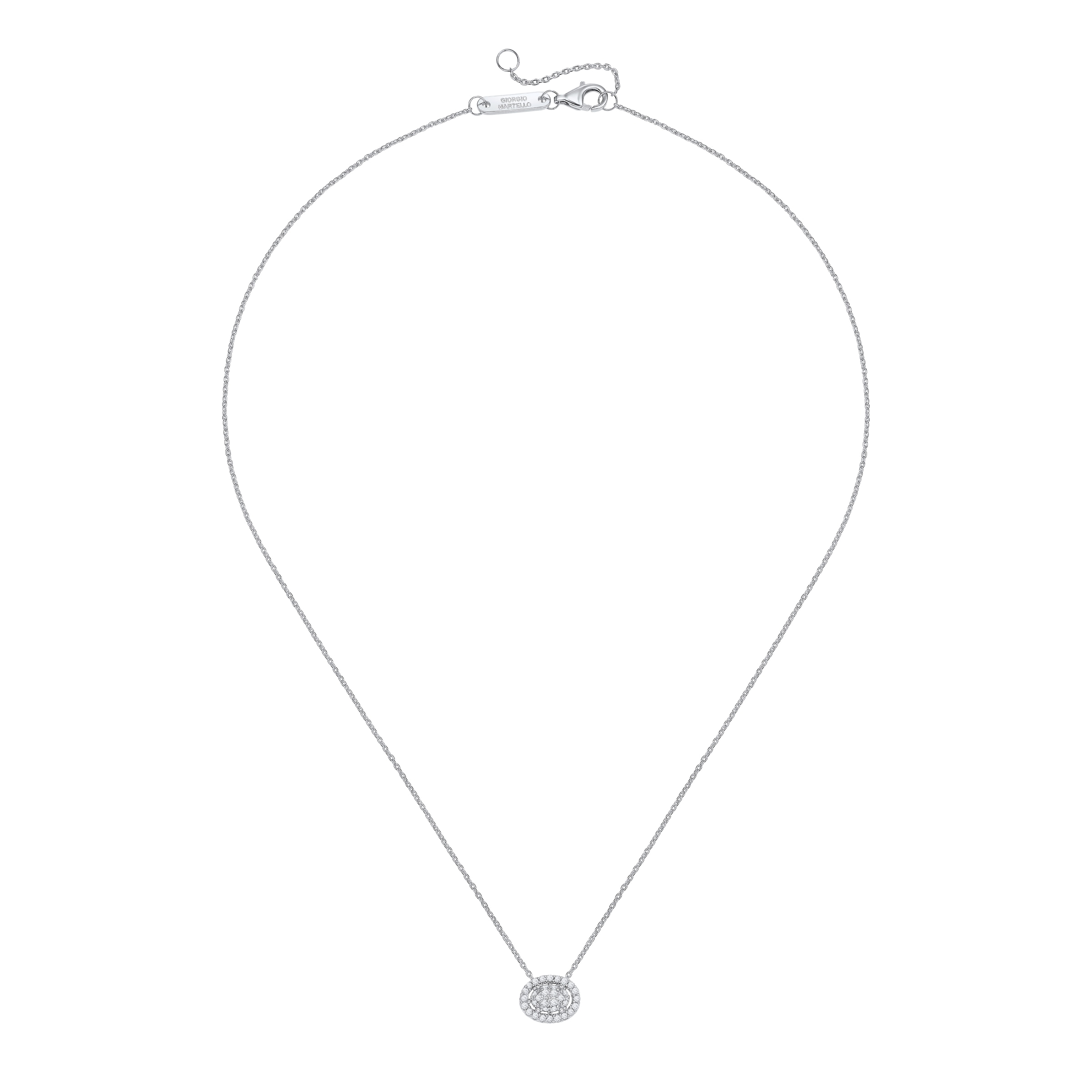 GIORGIO MARTELLO MILANO Kette mit Anhänger »mit Lab Grown Brillanten, Silber 925«