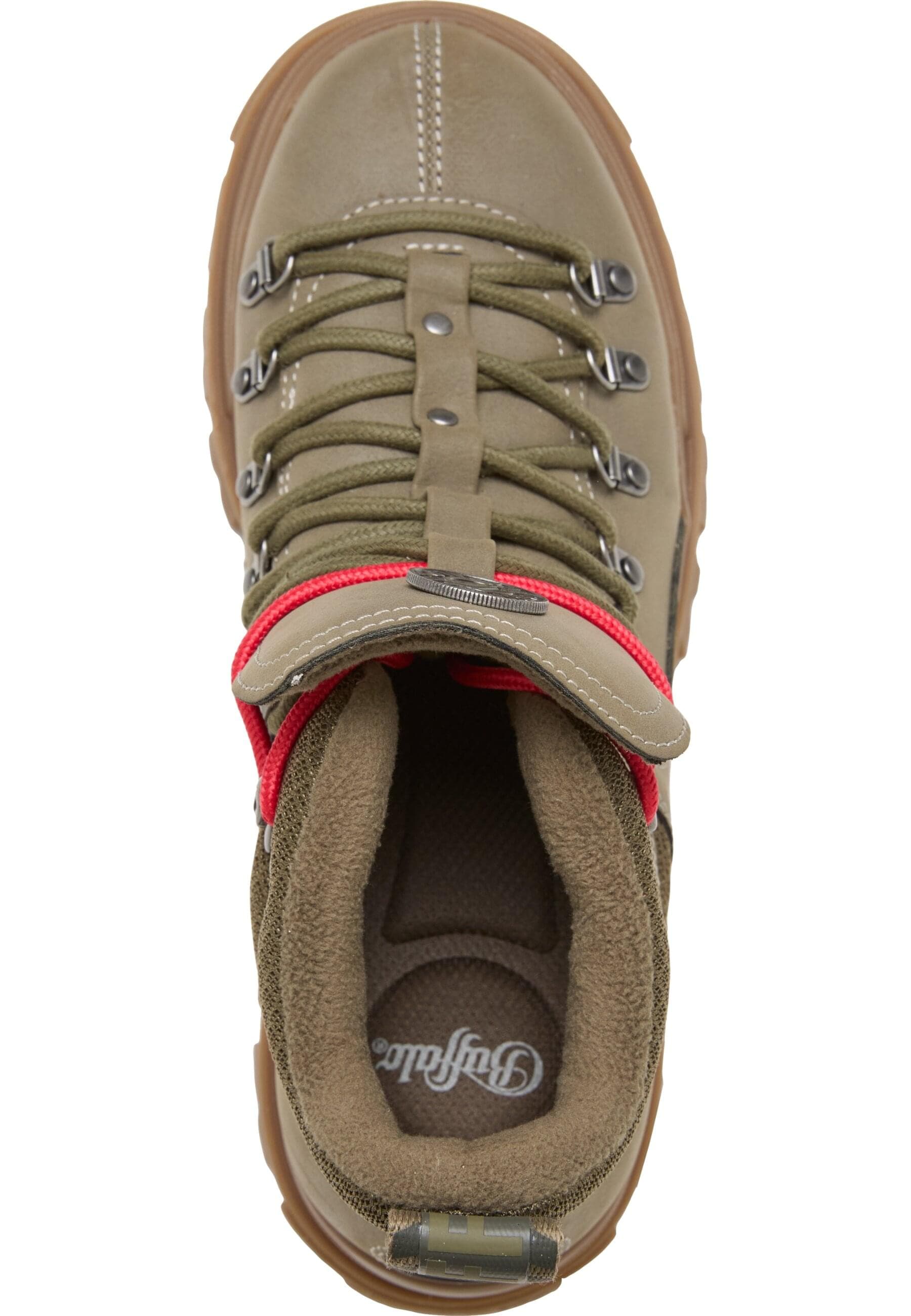 Buffalo Stiefel »Buffalo ASPHA LACE UP HIKE - VEGAN NUBUCK/MESH«