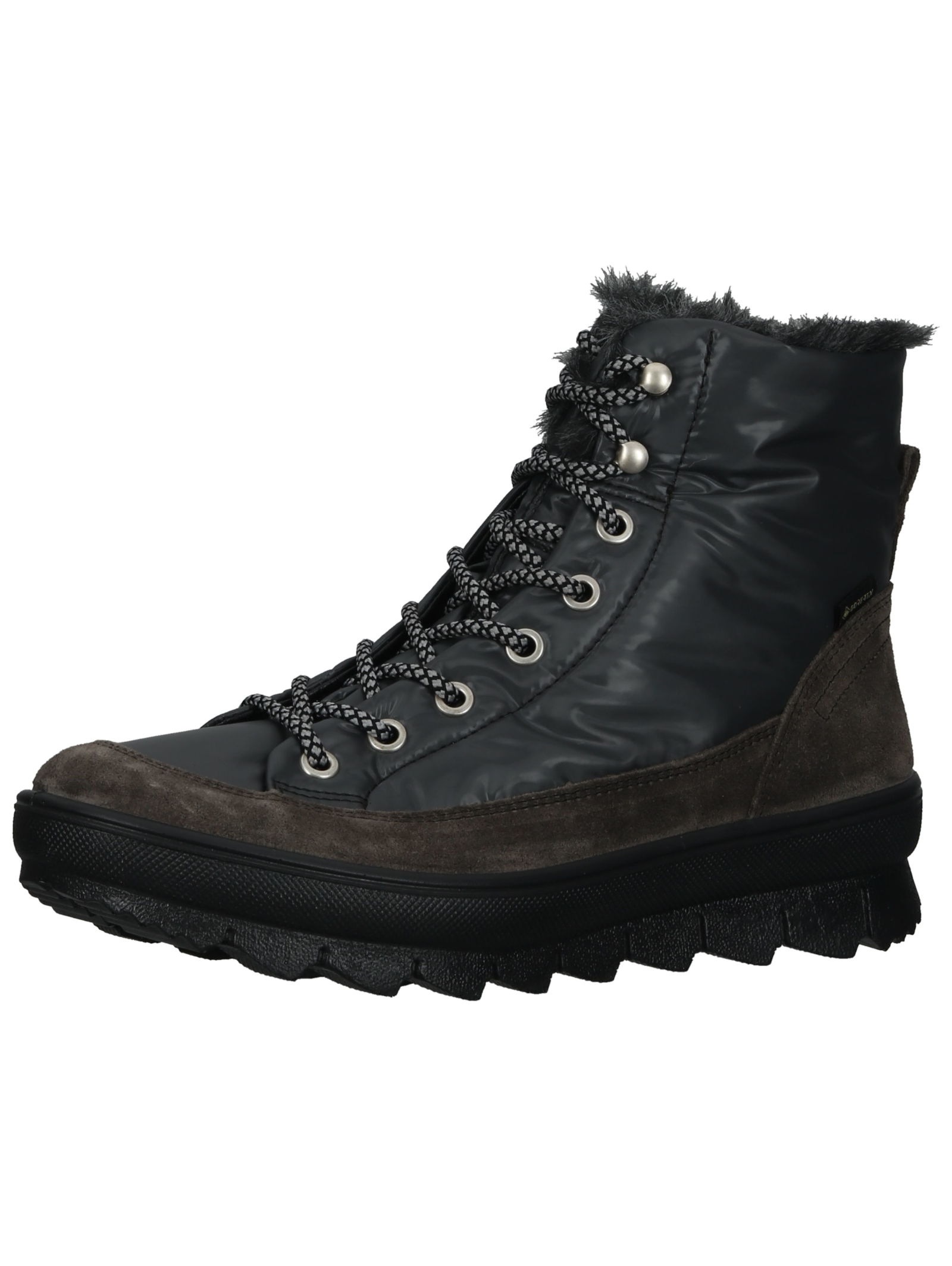 Legero Schnürstiefelette "Legero Stiefelette Veloursleder/Textil"