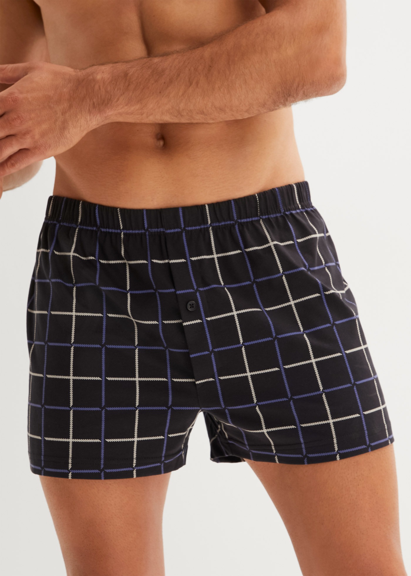 bonprix Boxer "Lockere Jersey Boxershorts aus Baumwolle (3er Pack)", 3 Stk. günstig online kaufen