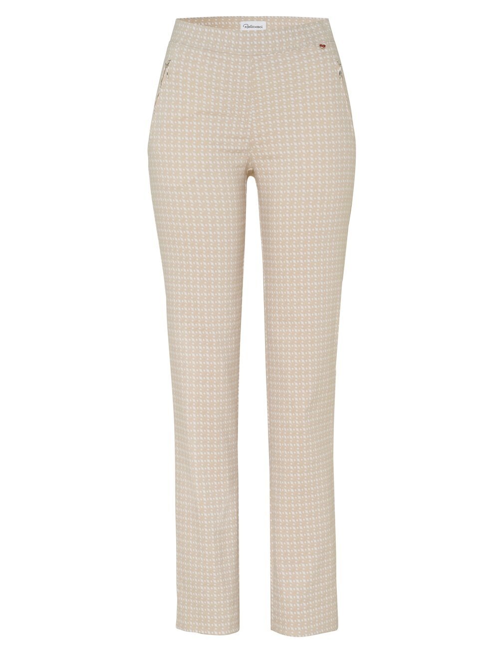 Relaxed Stretch-Hose »Alice Slim«  aus strukturiertem Jacquard