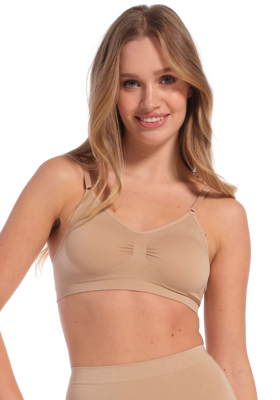 MAGIC Bodyfashion Bustier "Comfort Bra", bequemer nahtloser und bügelloser Träger-BH