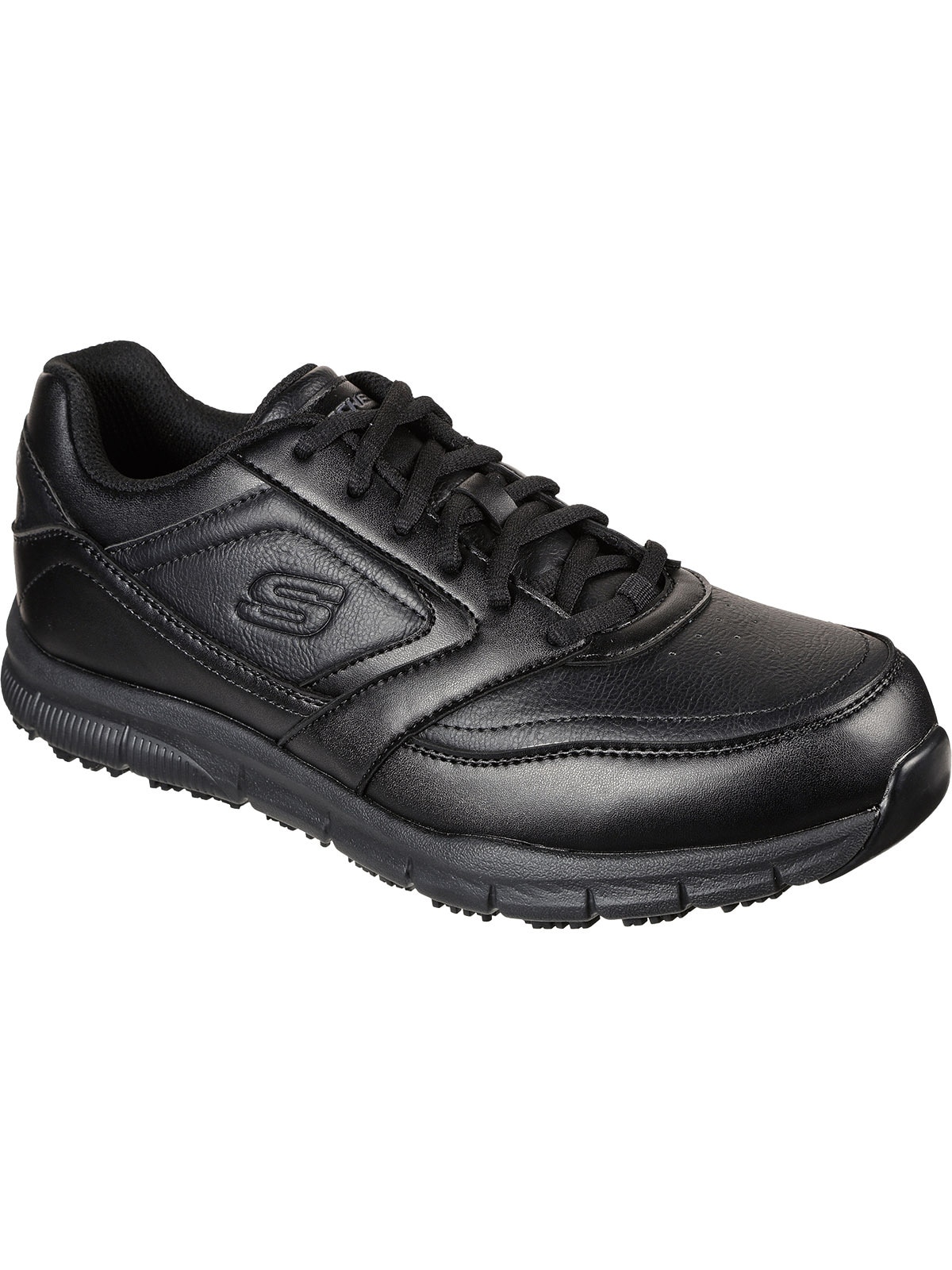 "Berufsschuh SKECHERS ""Nampa"" Gr. 48,5, schwarz, 48,5, Obermaterial: 100% Synthetik synthetic., Schuhe"