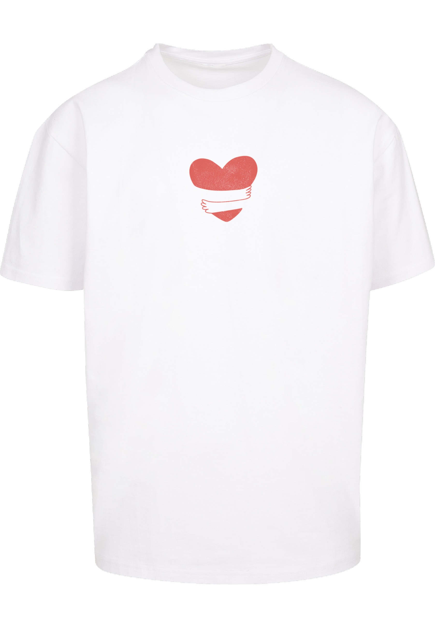 Merchcode "Merchcode Hugs & Love - Heart Hug Heavy Oversize Tee" 1 Stk.