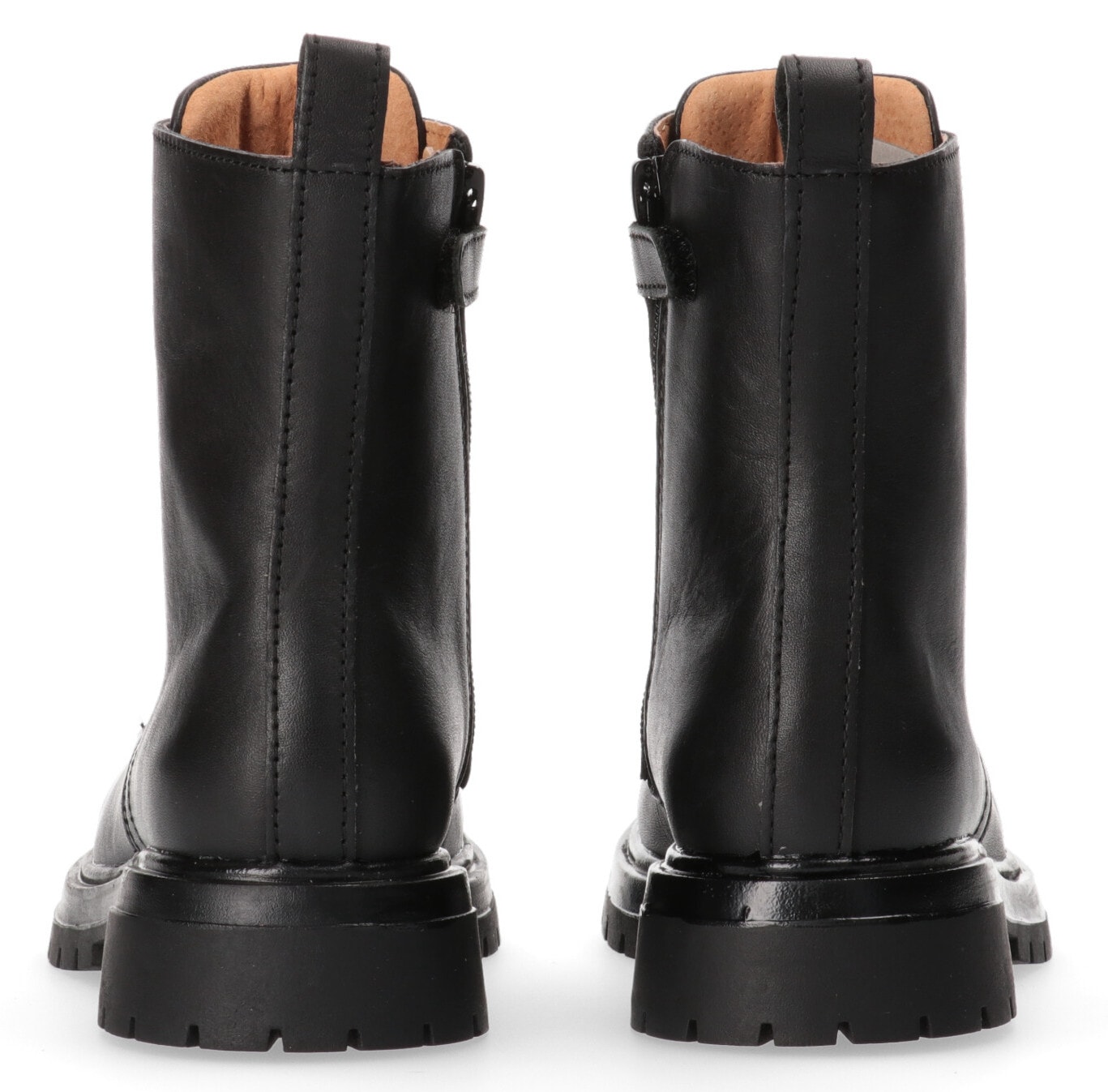 Tommy Hilfiger Schnürboots, Winterstiefel, Schnürstiefel, Boots mit goldfarbenem Logo-Emblem