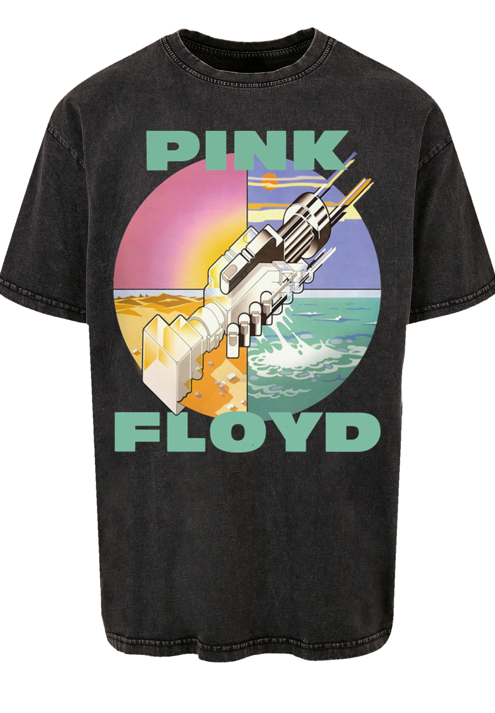 F4NT4STIC T-Shirt »Pink Floyd Oversize T-Shirt«, Print